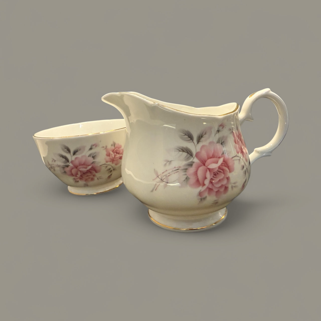 Duchess China. Milk Jug & Sugar Bowl image 0