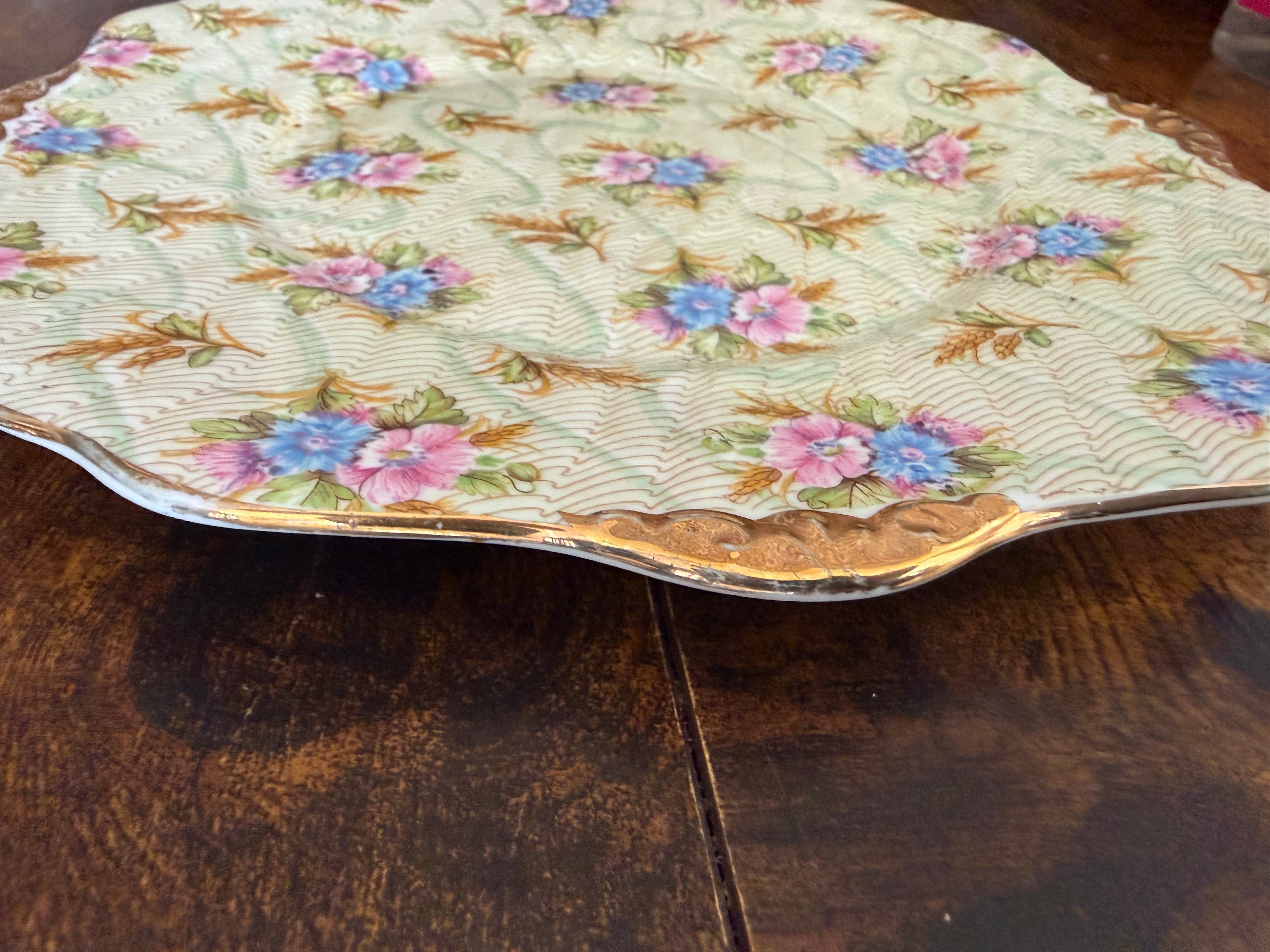 Vintage Cake Plate.  image 3