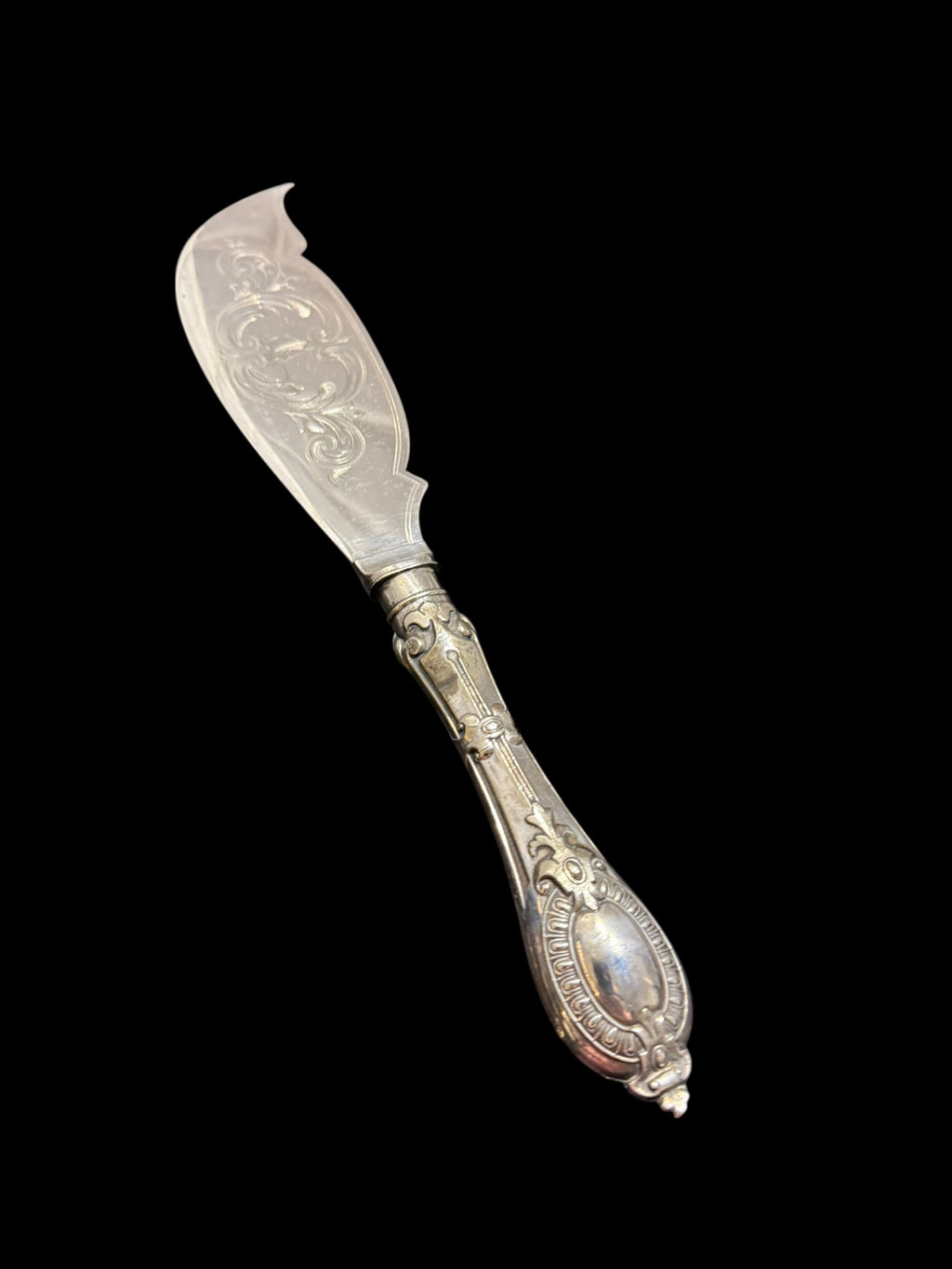 Vintage Cutlery. Engraved Fish Server.  image 2