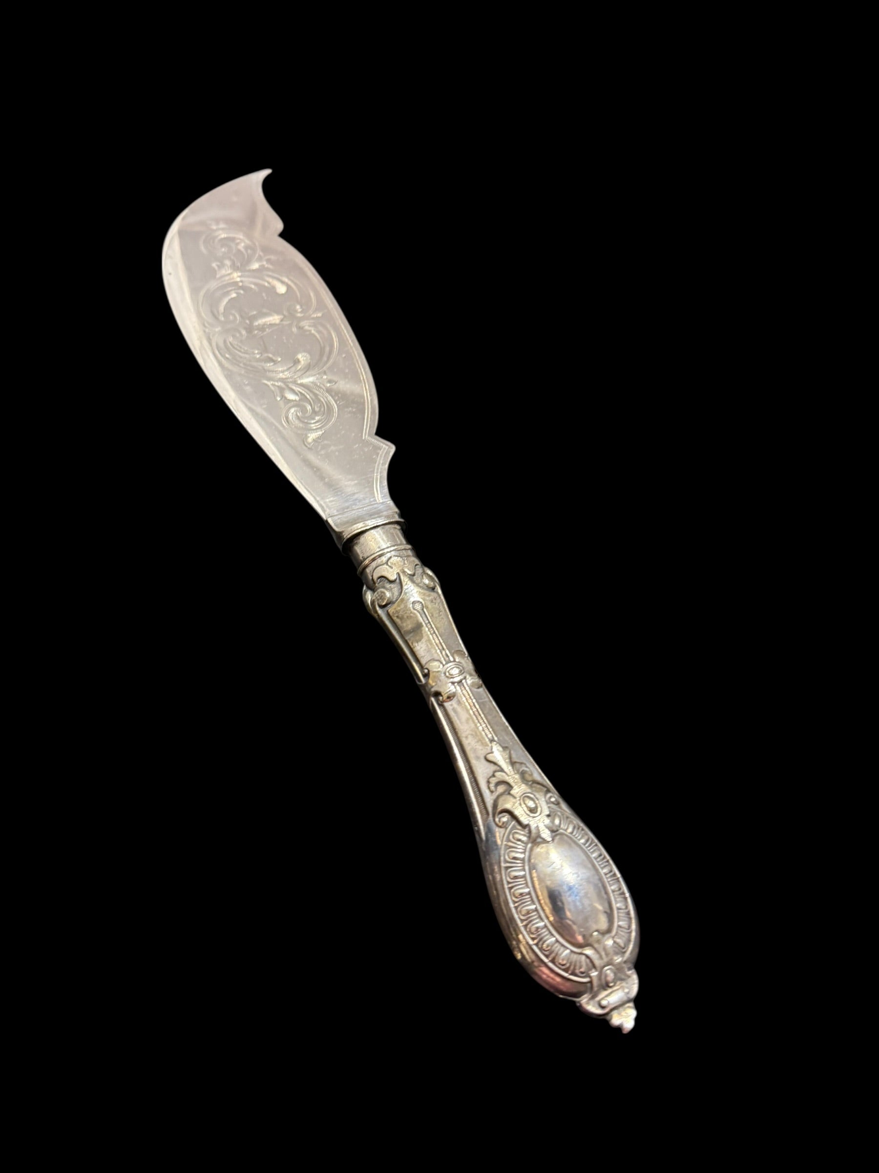 Vintage Cutlery. Engraved Fish Server.  image 2