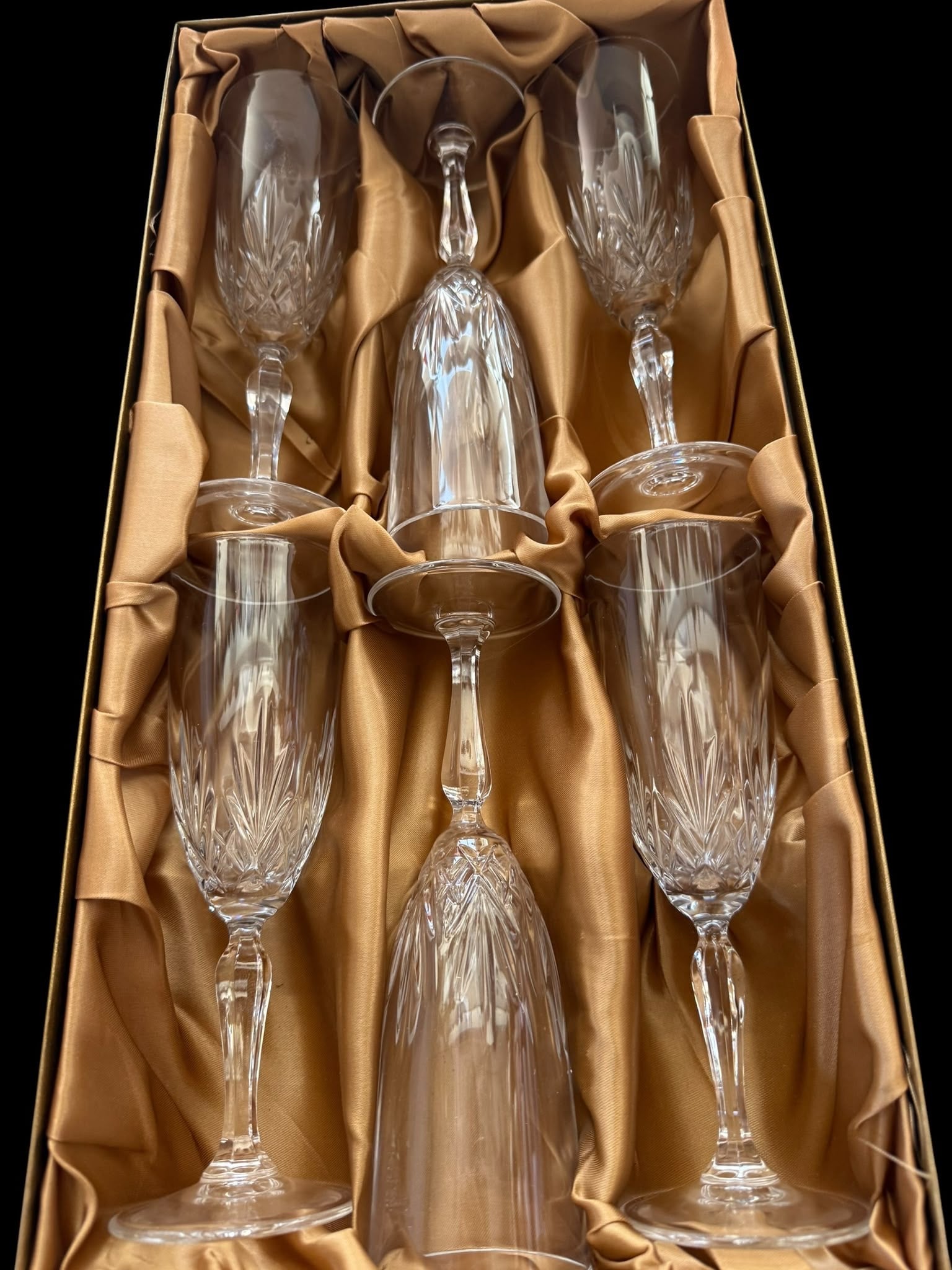 Set of 6 Vintage Champagne Coupes