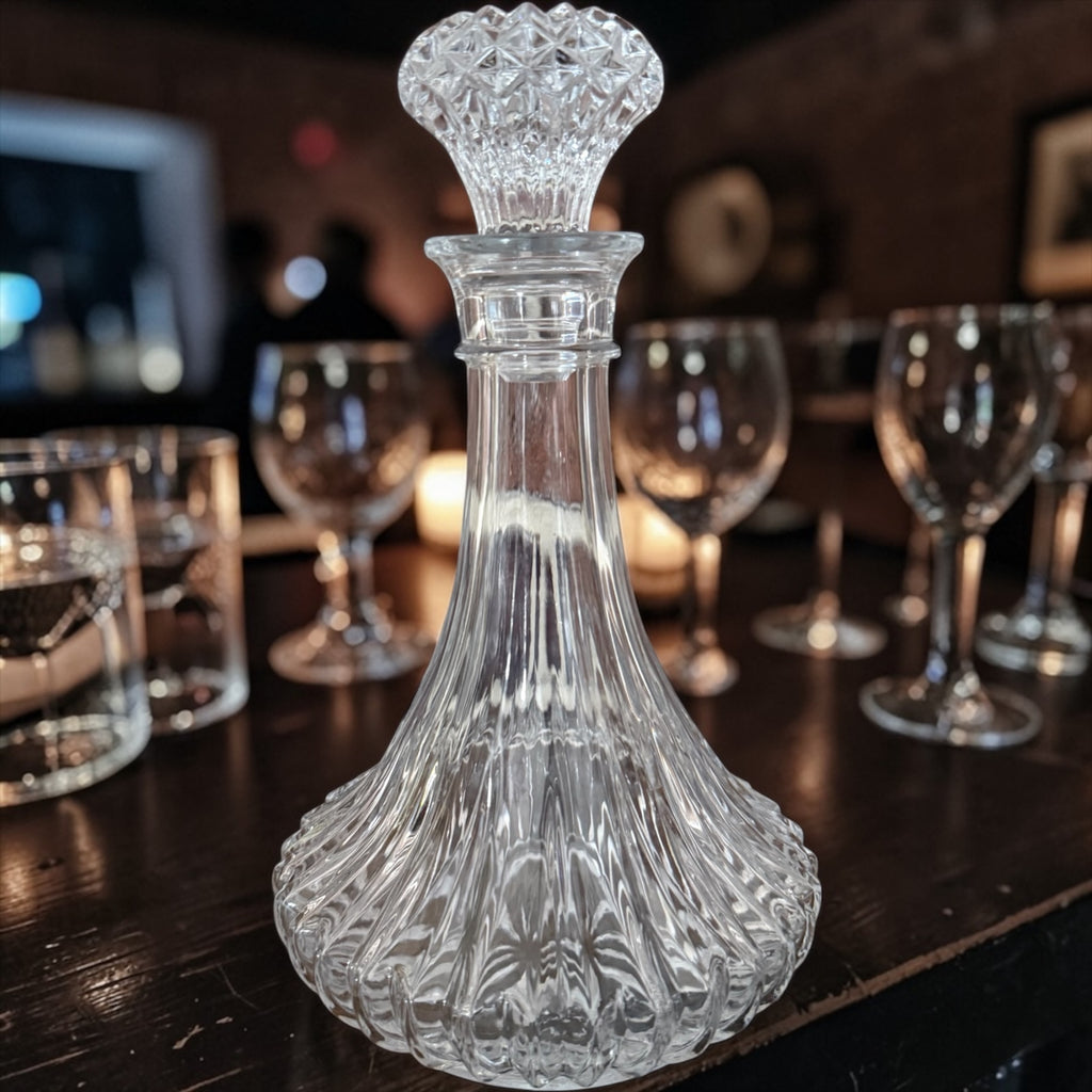 Vintage Crystal Glass Decanter  image 0