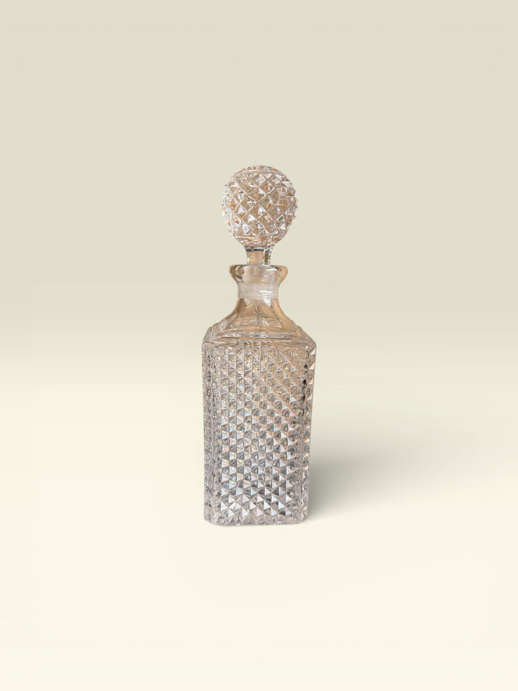 Vintage Crystal Glass Decanter  image 3
