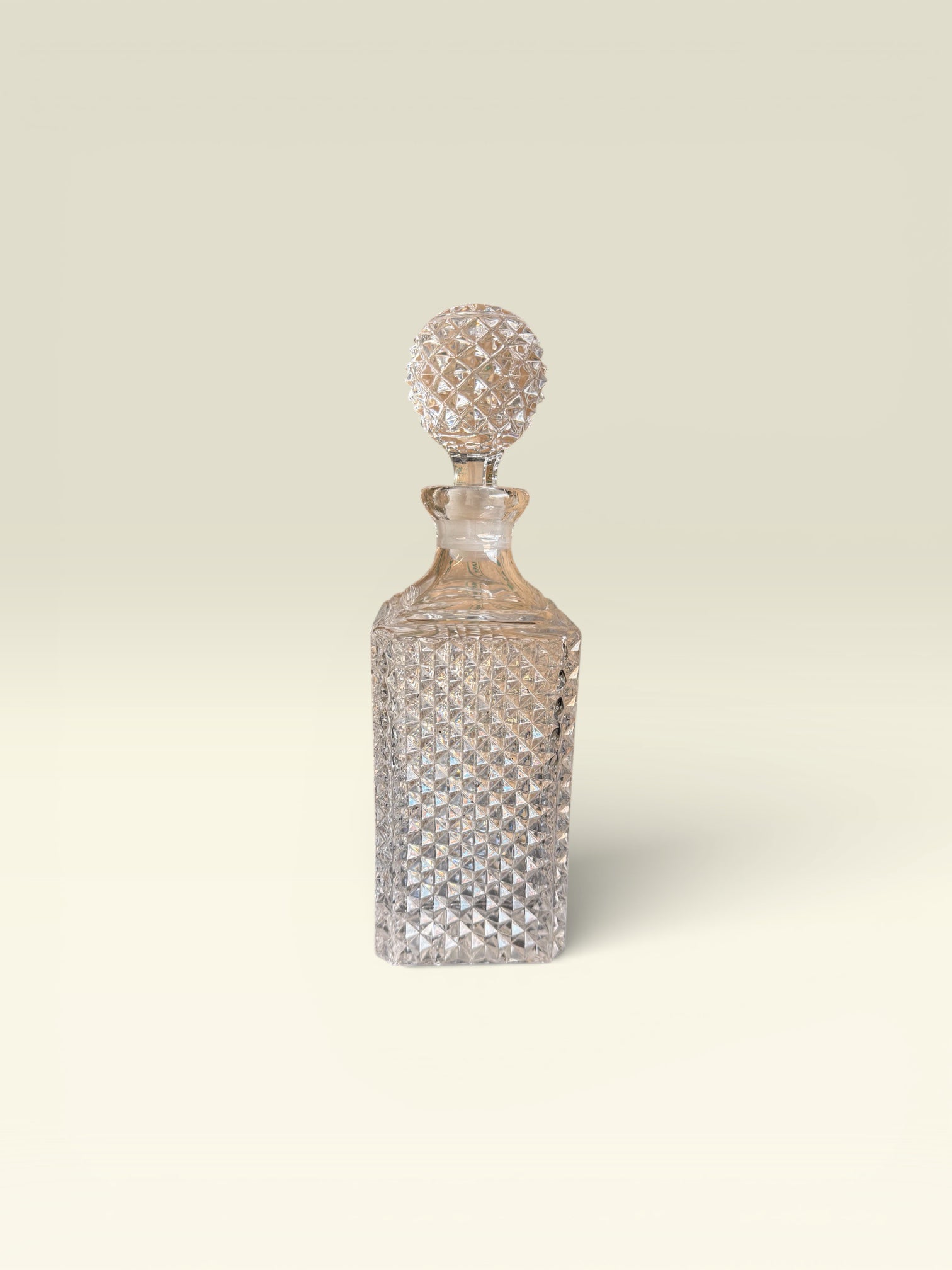 Vintage Crystal Glass Decanter  image 3