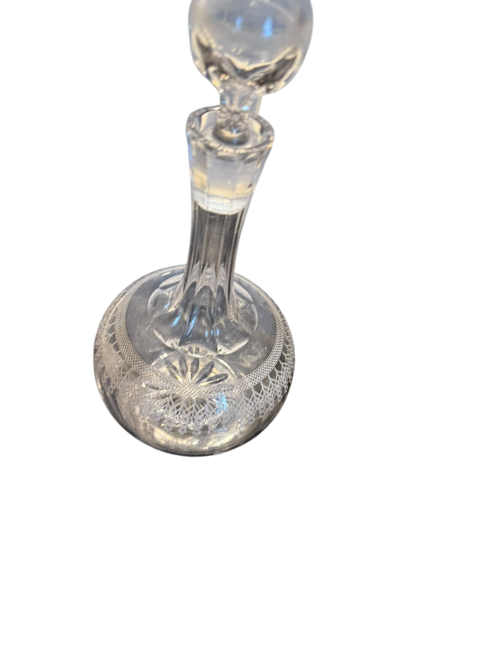 Vintage Decanter. Etched Glass. image 5