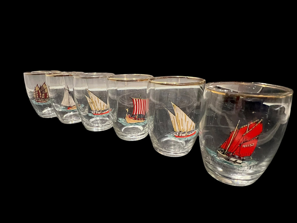 Set 6 Vintage Shot Glasses.  image 5
