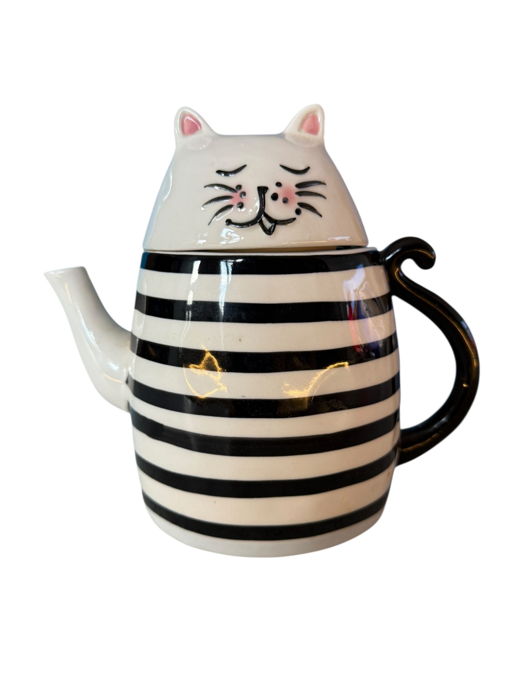 Large Cat Teapot.  image 7
