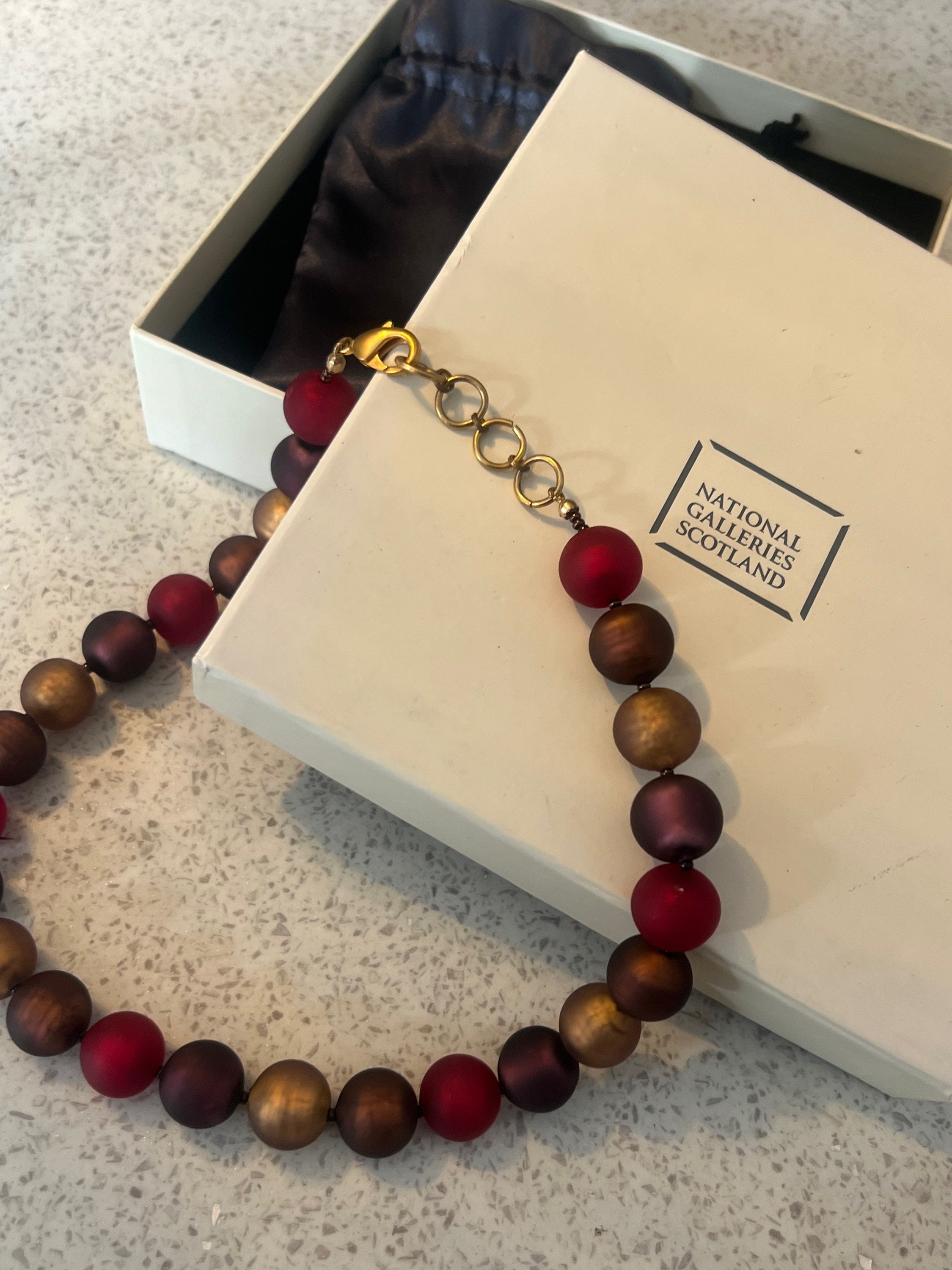 Quality beaded necklace.  image 3