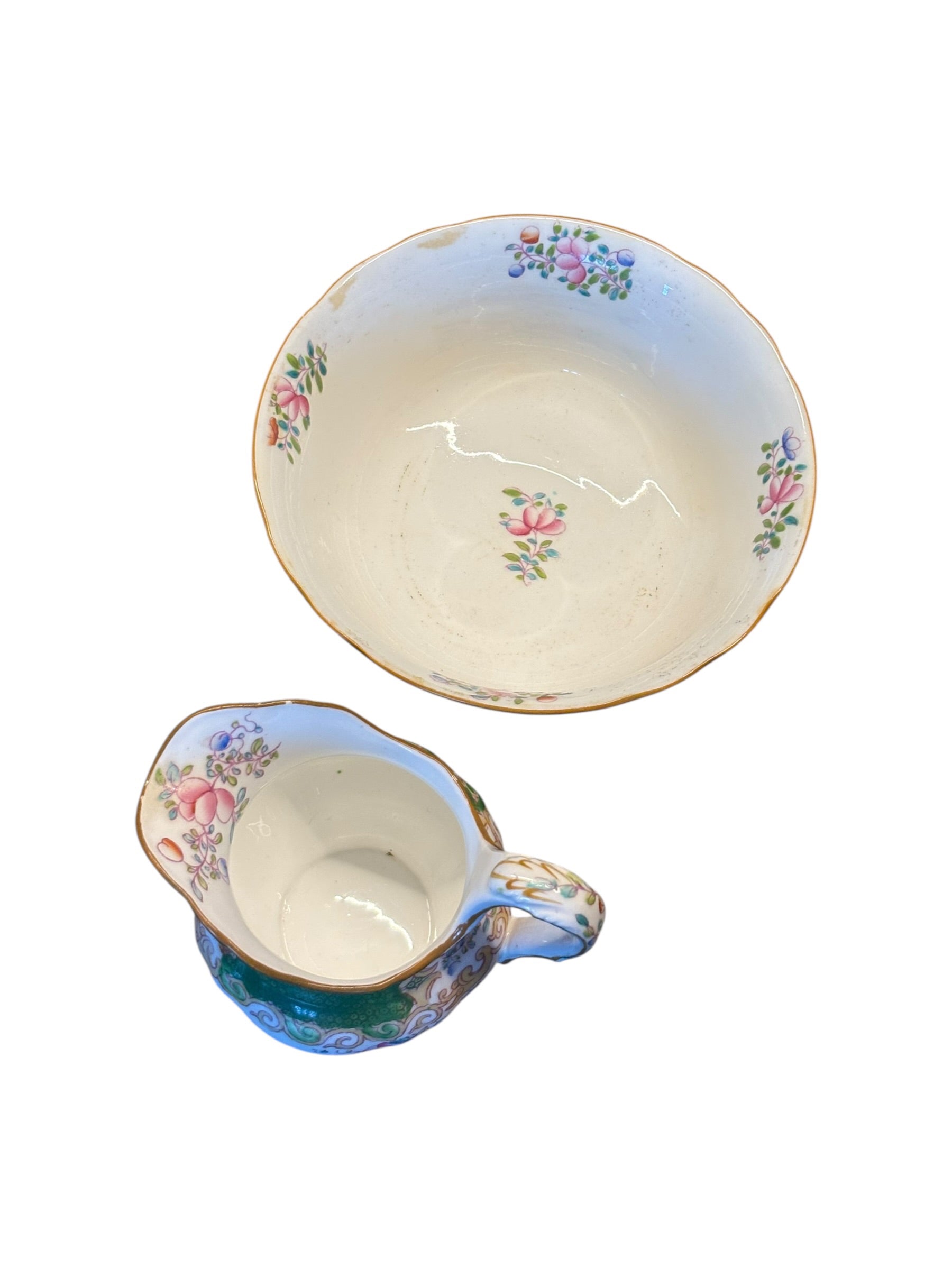 Vintage Minton  "Cockatrice" Milk Jug & Sugar Bowl  image 2