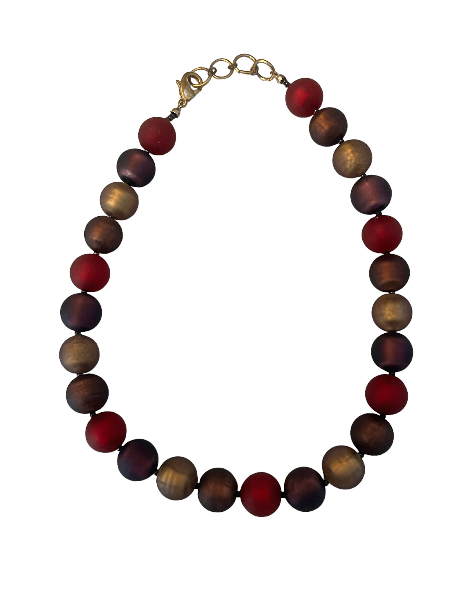 Quality beaded necklace.  image 1