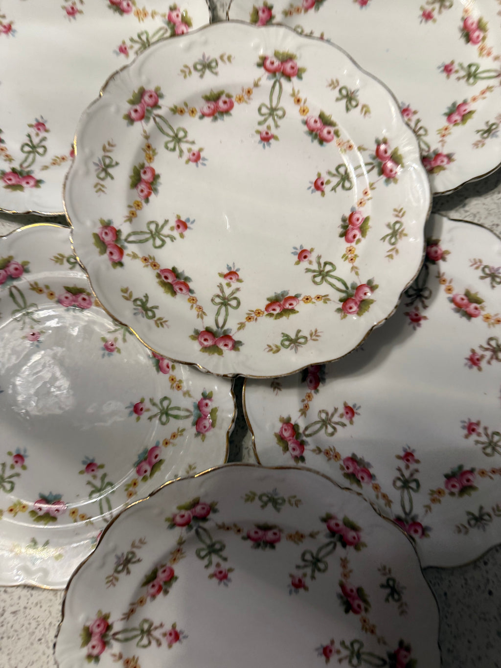 Set 6 Victorian Side/tea plates  image 3