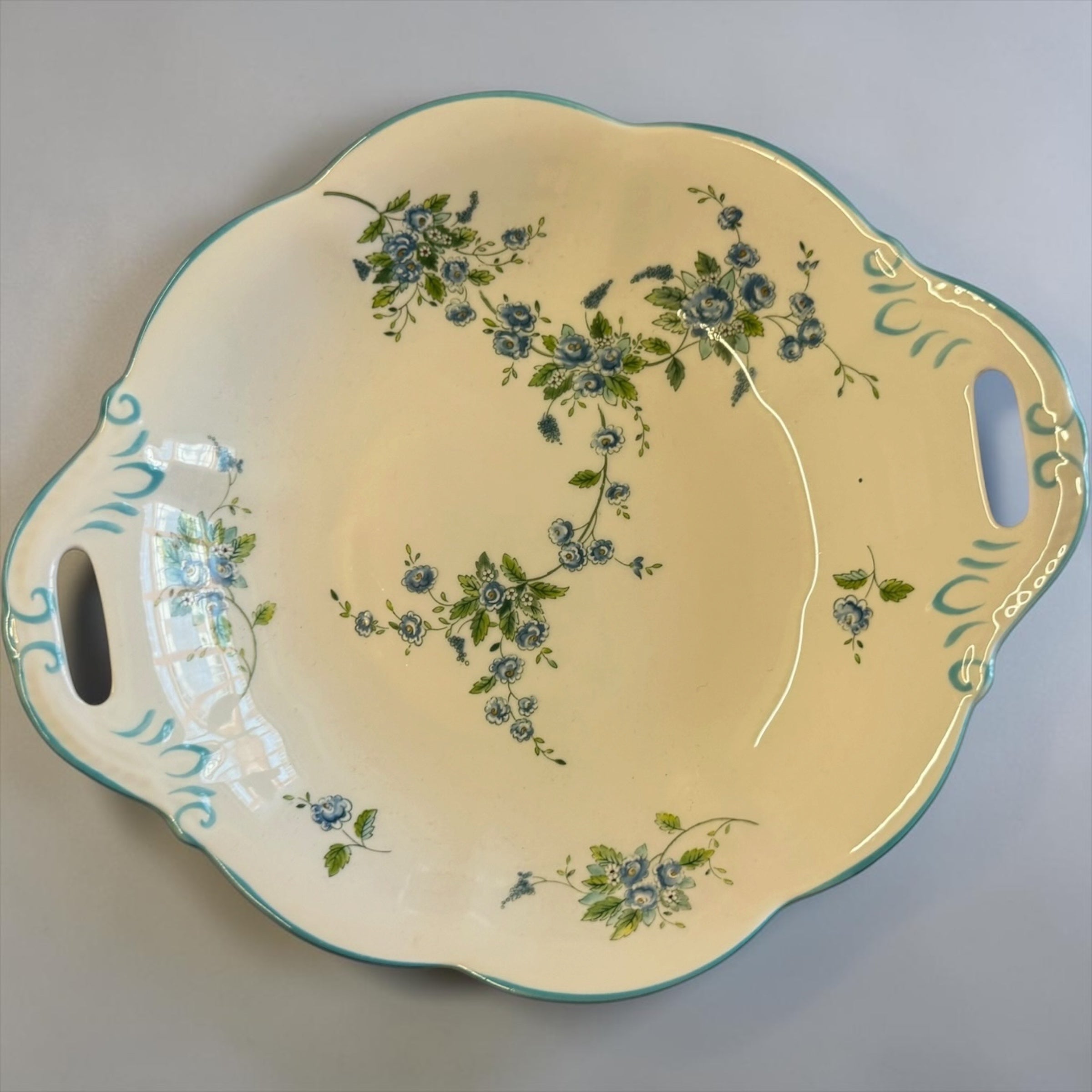 Coalport. Tintern. Shallow dish.  image 0