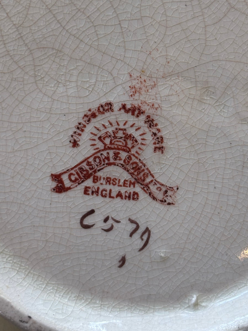 Gibson&Sons, Burslem Large Floral Teapot  image 3