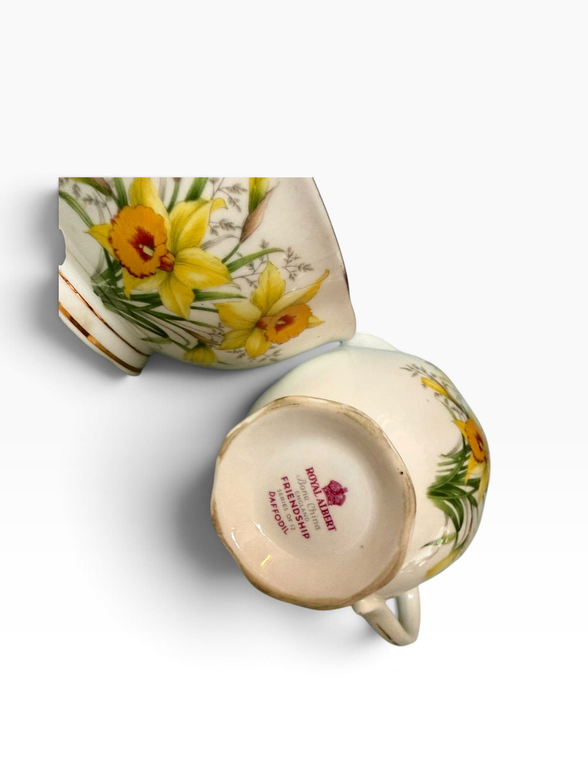 Royal Albert. Daffodil. Milk Jug & Sugar Bowl