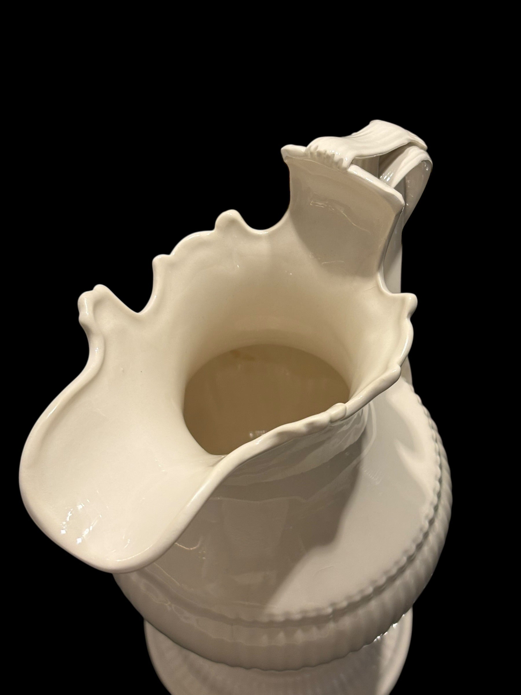 Leeds Creamware Jug & Bowl image 6