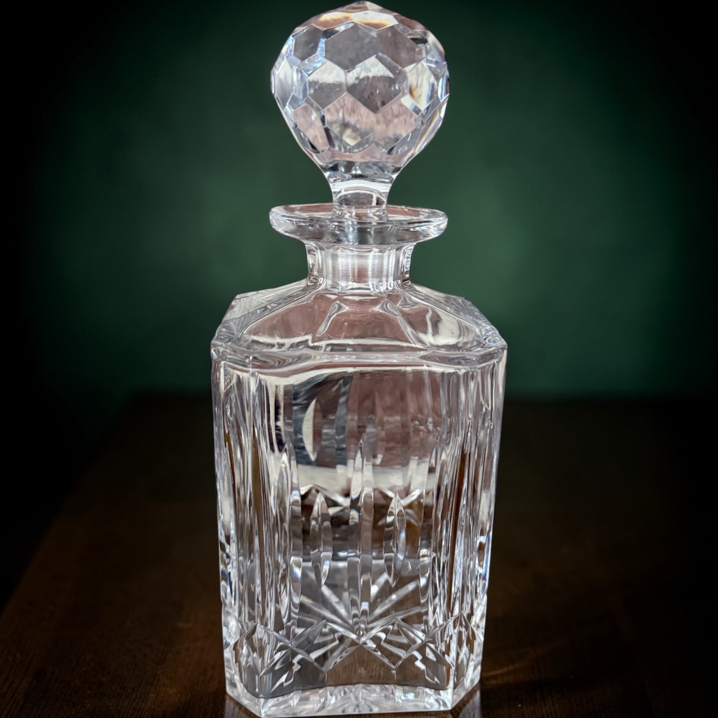 Vintage Crystal Glass Decanter  image 1