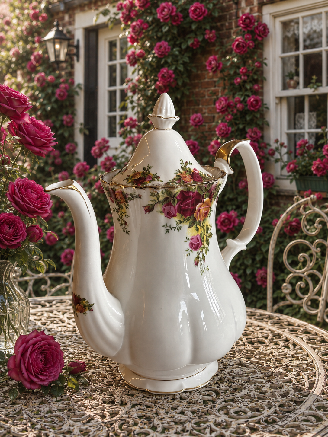 Royal Albert Old Country Roses Large Coffee Pot