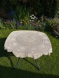 Hand Crochet Round Table Cloth