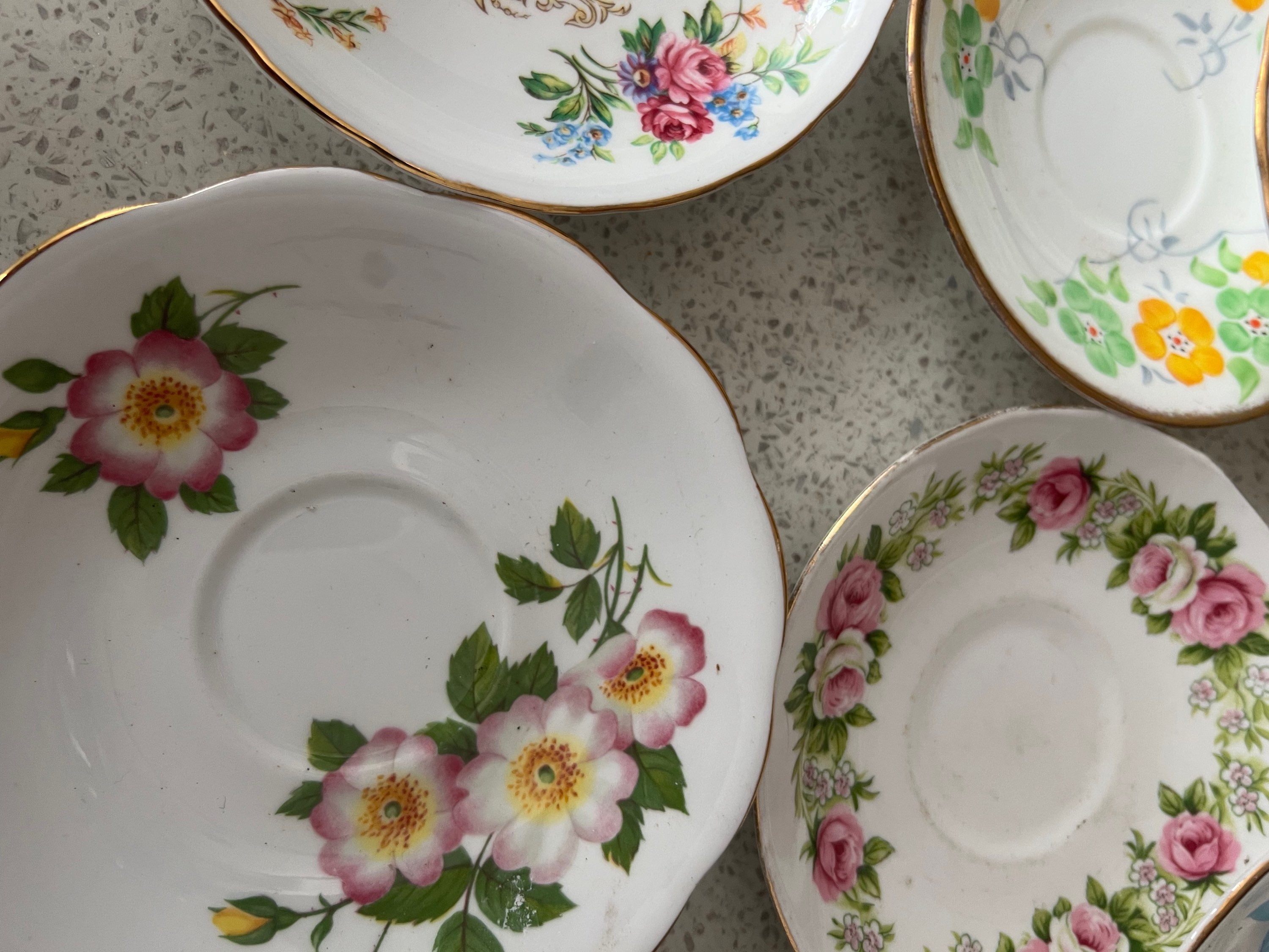 X 50 Vintage China Saucers.  image 10