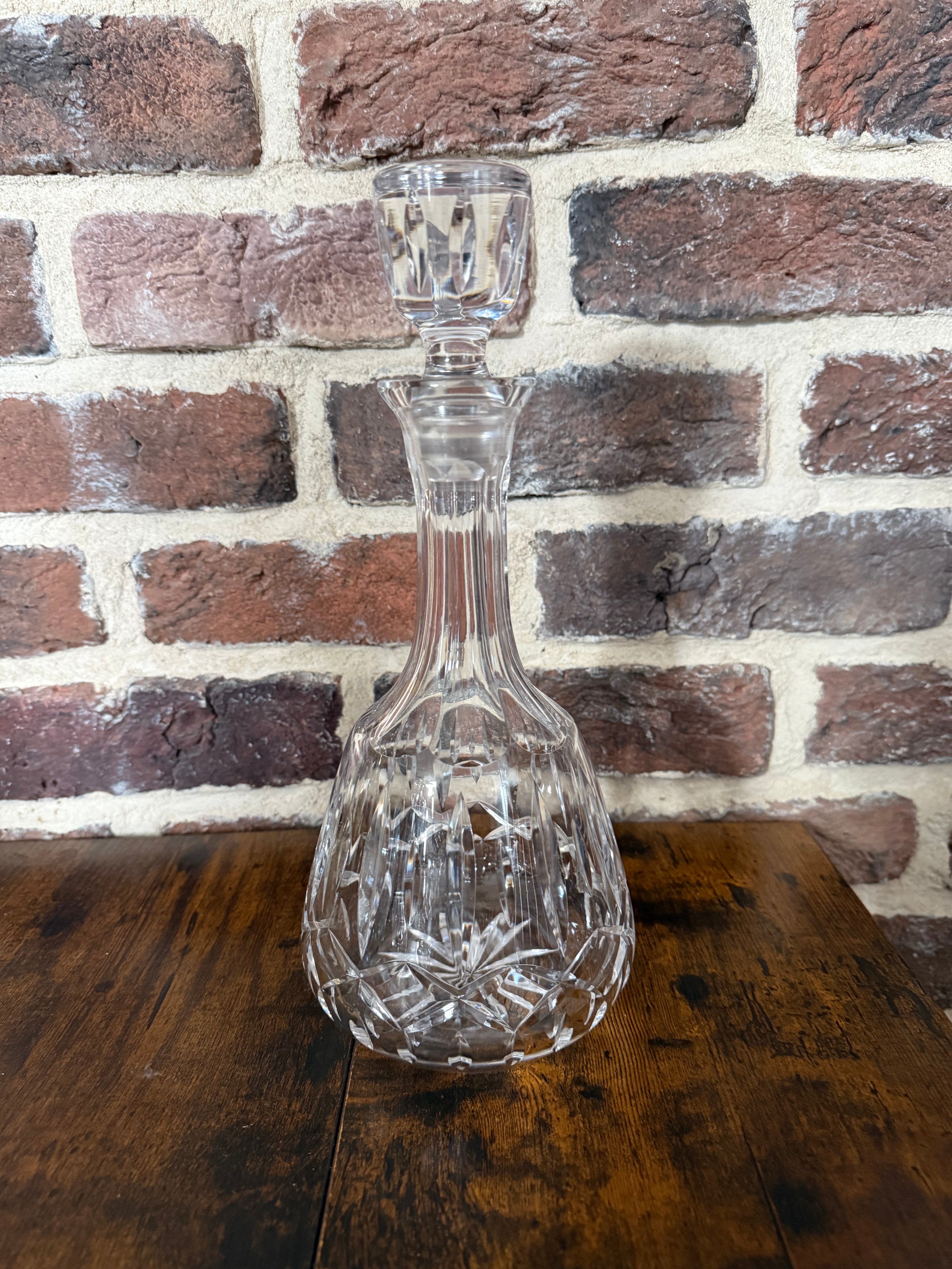 Vintage Crystal Glass Decanter  image 7