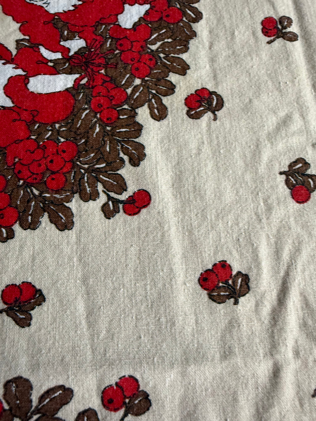 Vintage Tablecloth. Christmas Design
