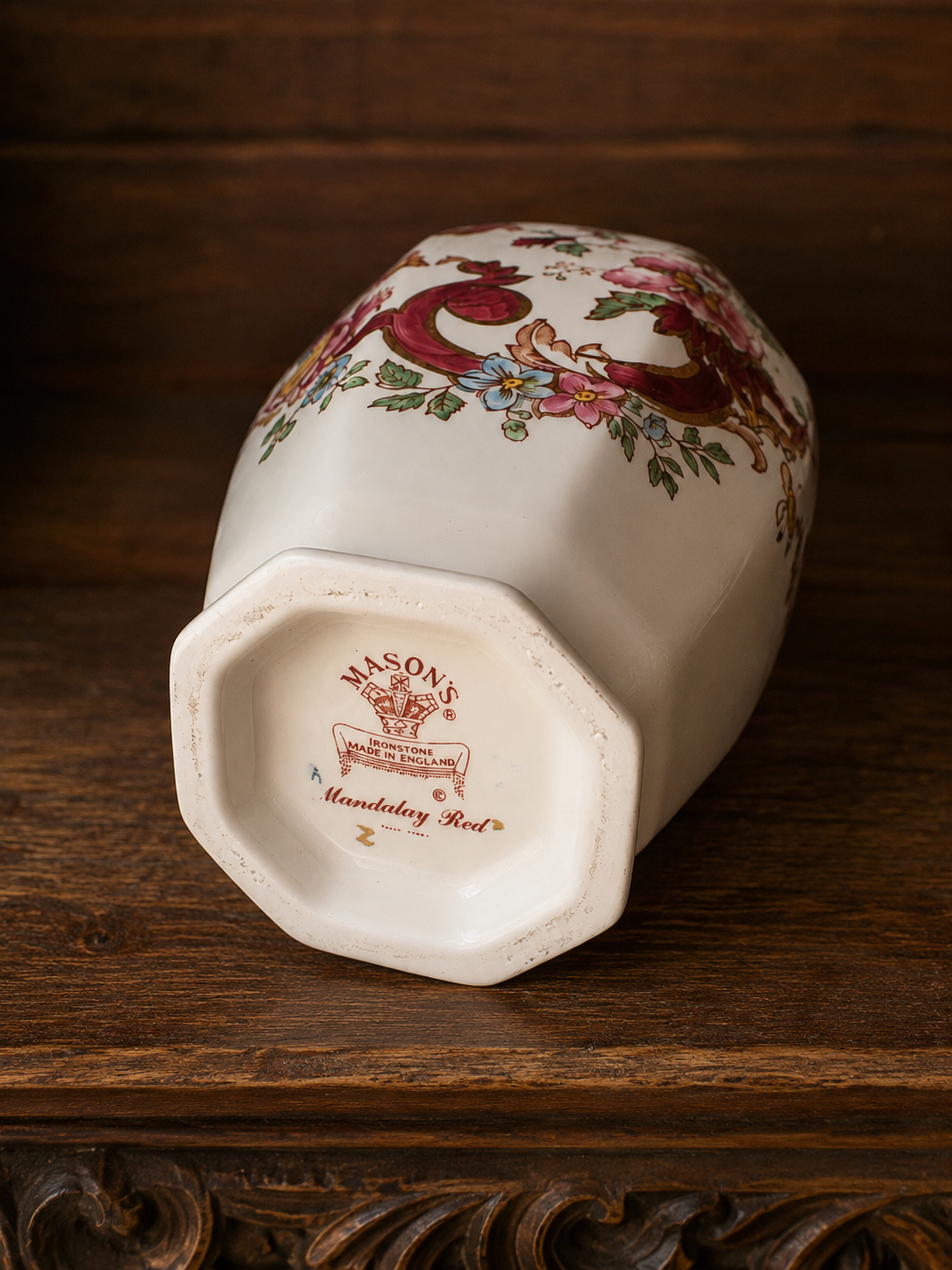 Masons ‘Mandalay Red’ Vase