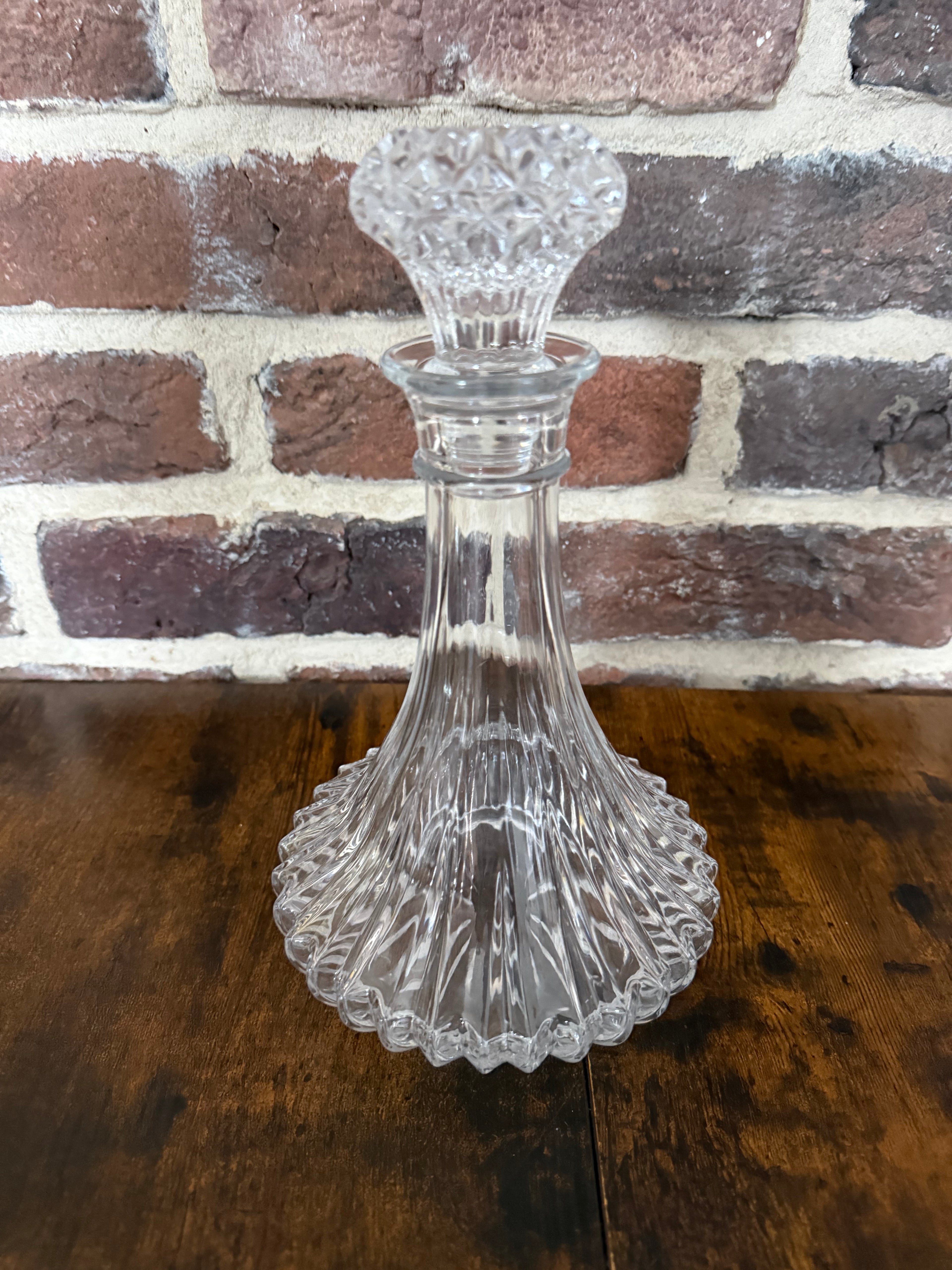 Vintage Crystal Glass Decanter  image 5