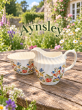Aynsley Cottage Garden Milk Jug & Sugar Bowl