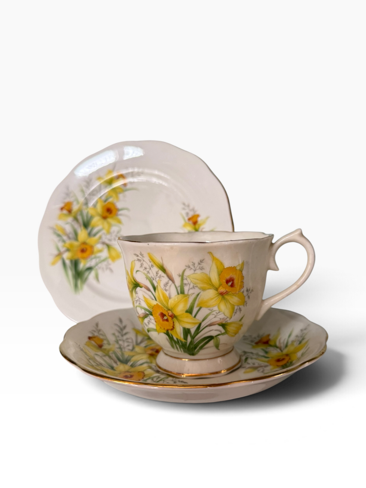 Royal Albert. Daffodil. Trio.