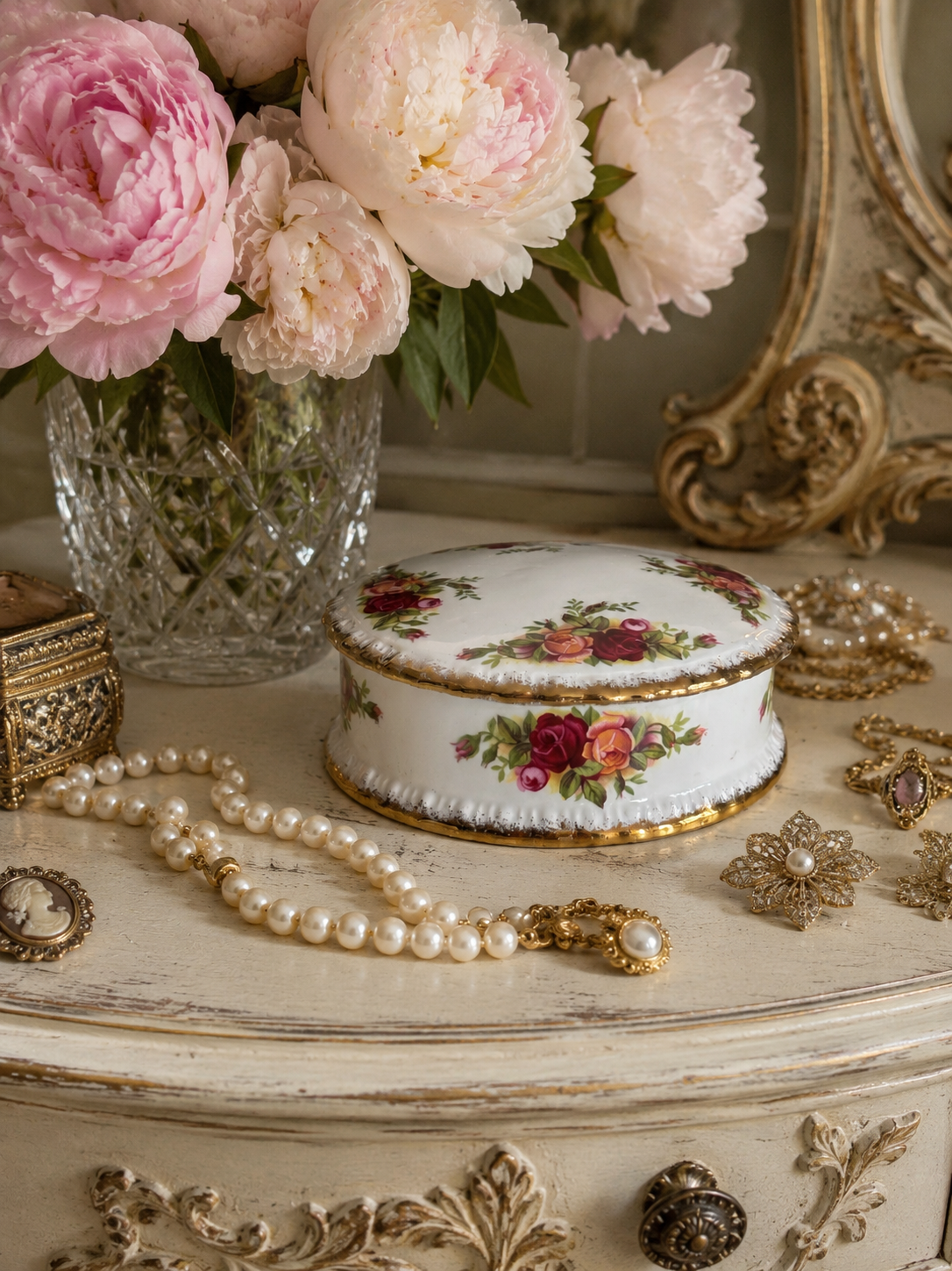 Royal Albert Lidded Trinket Dish
