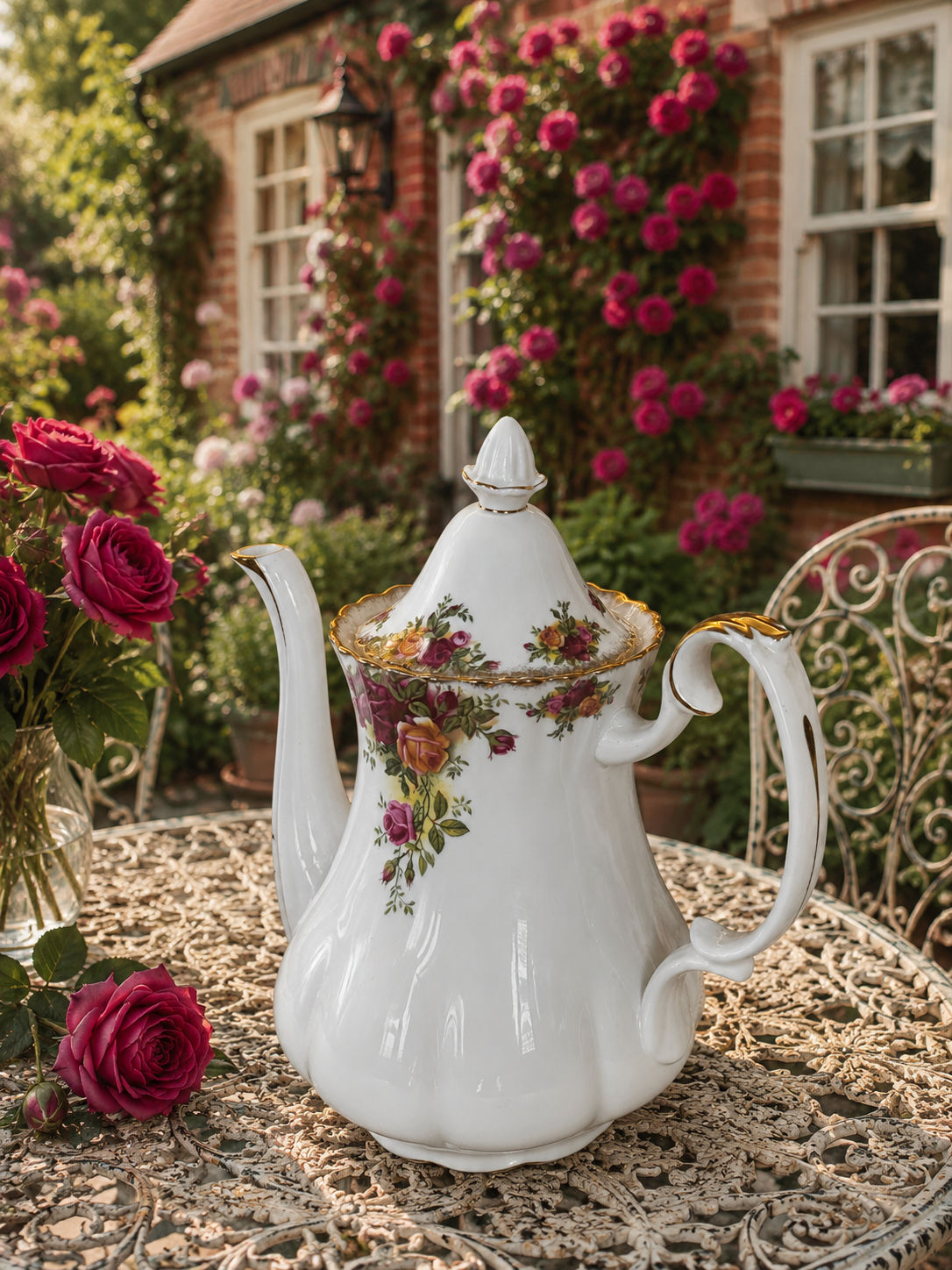 Royal Albert Old Country Roses Large Coffee Pot
