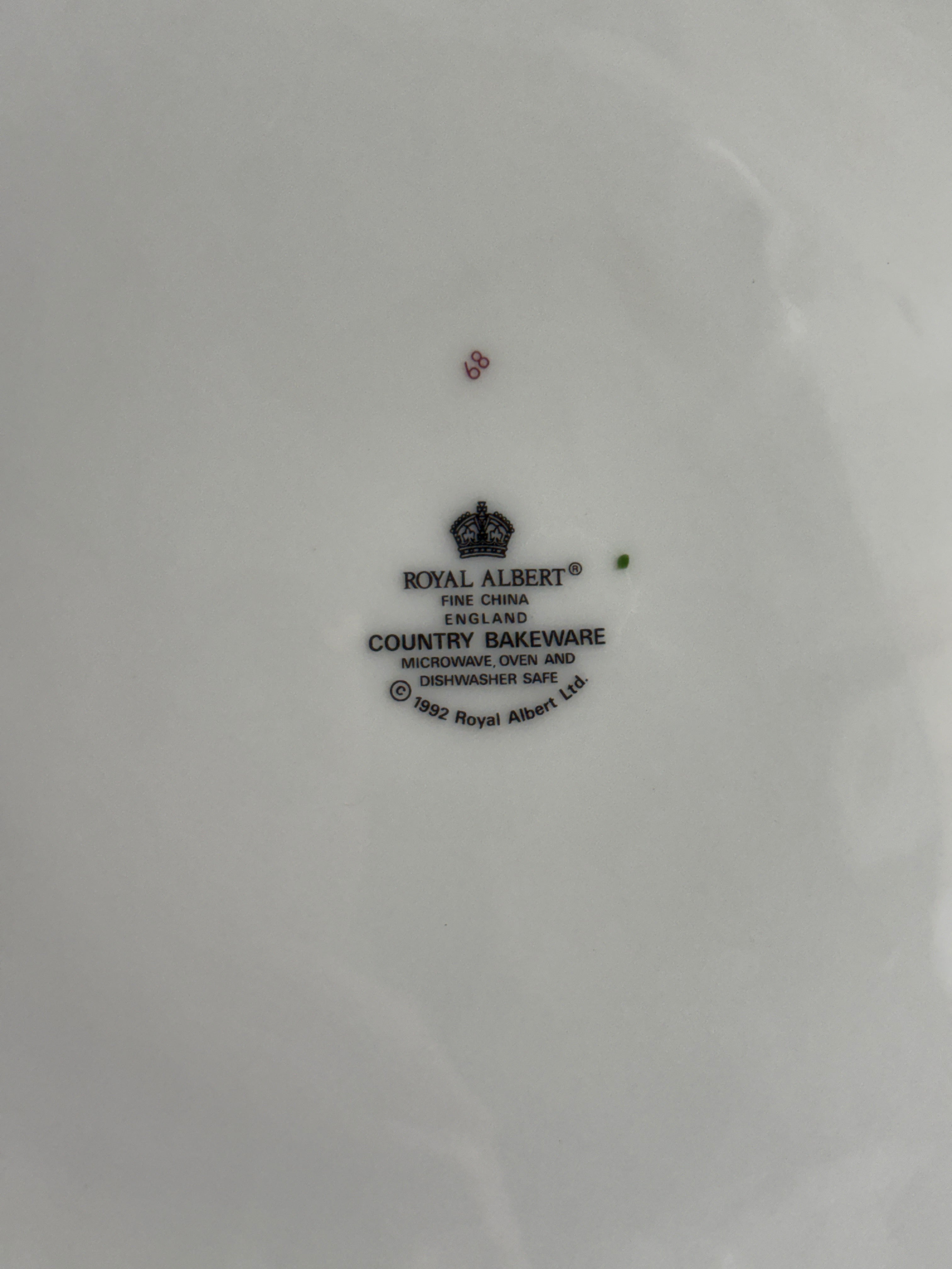 Royal Albert Flan Dish