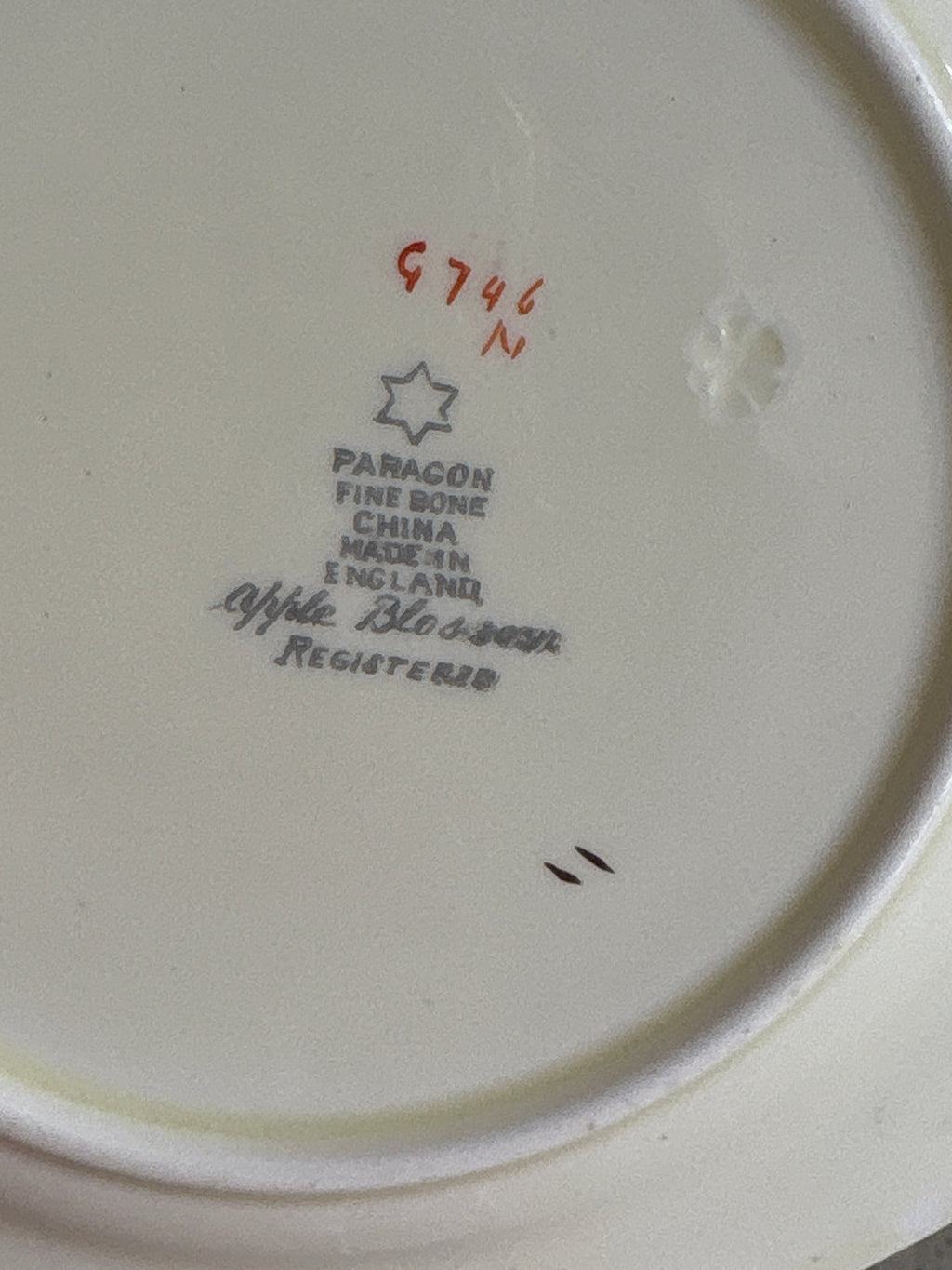 Paragon “Apple Blossom” Set of 4 Biscuit Dishes