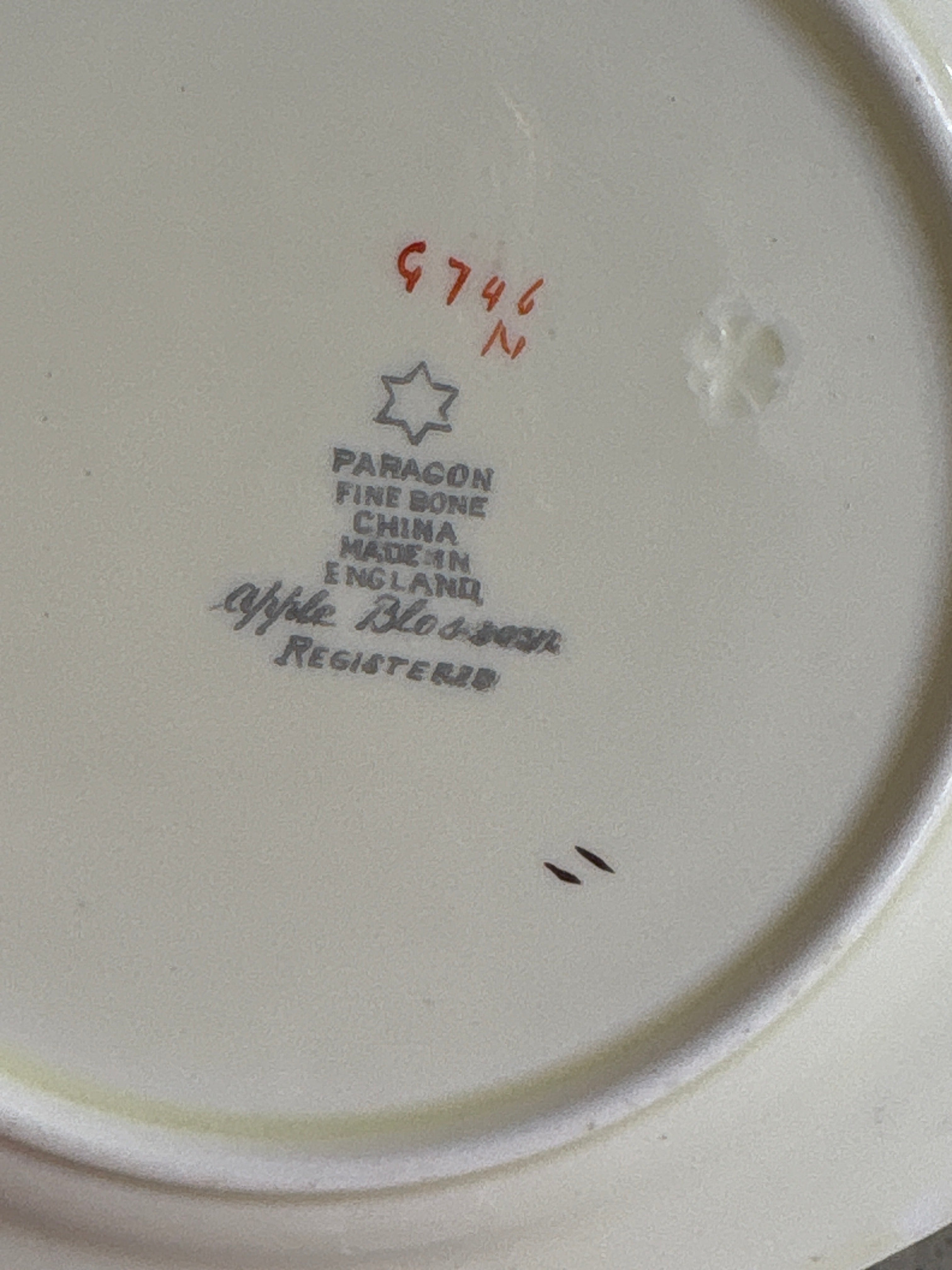 Paragon “Apple Blossom” Set of 4 Biscuit Dishes