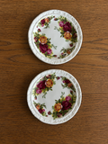 Royal Albert Set of 2 Plain Edge Coasters 1st Quality
