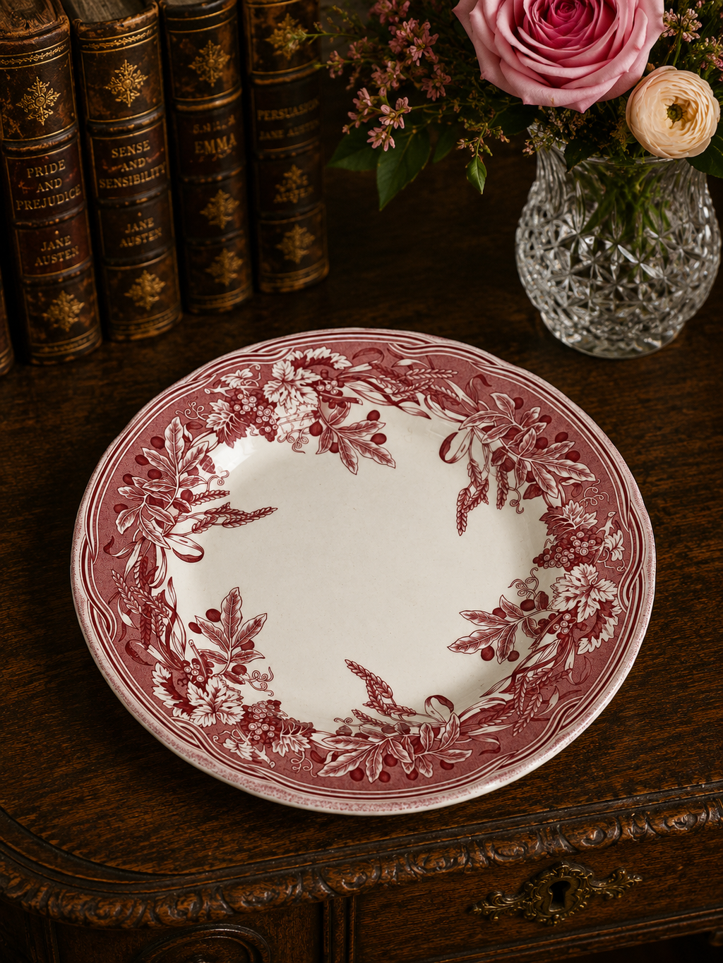 ‘Fulham’ by Spode for William Sonoma Set of 8 Large Rim Soup Bowls