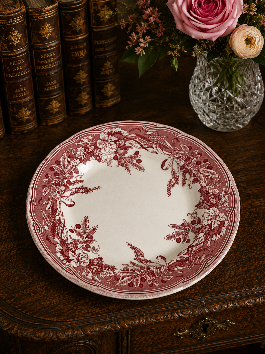 ‘Fulham’ by Spode for William Sonoma Set of 8 Large Rim Soup Bowls