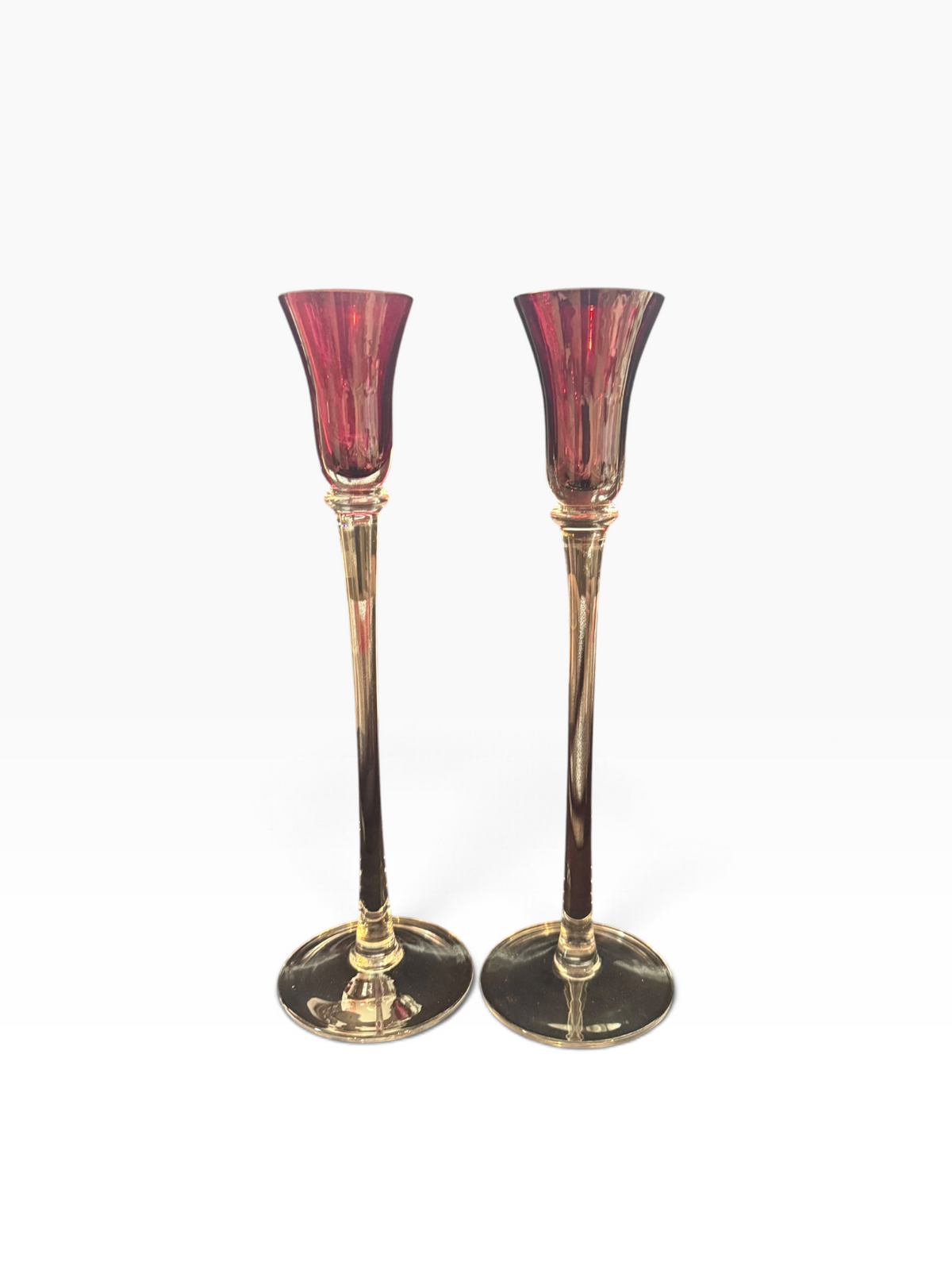 Tall Candlesticks. Matching Pair