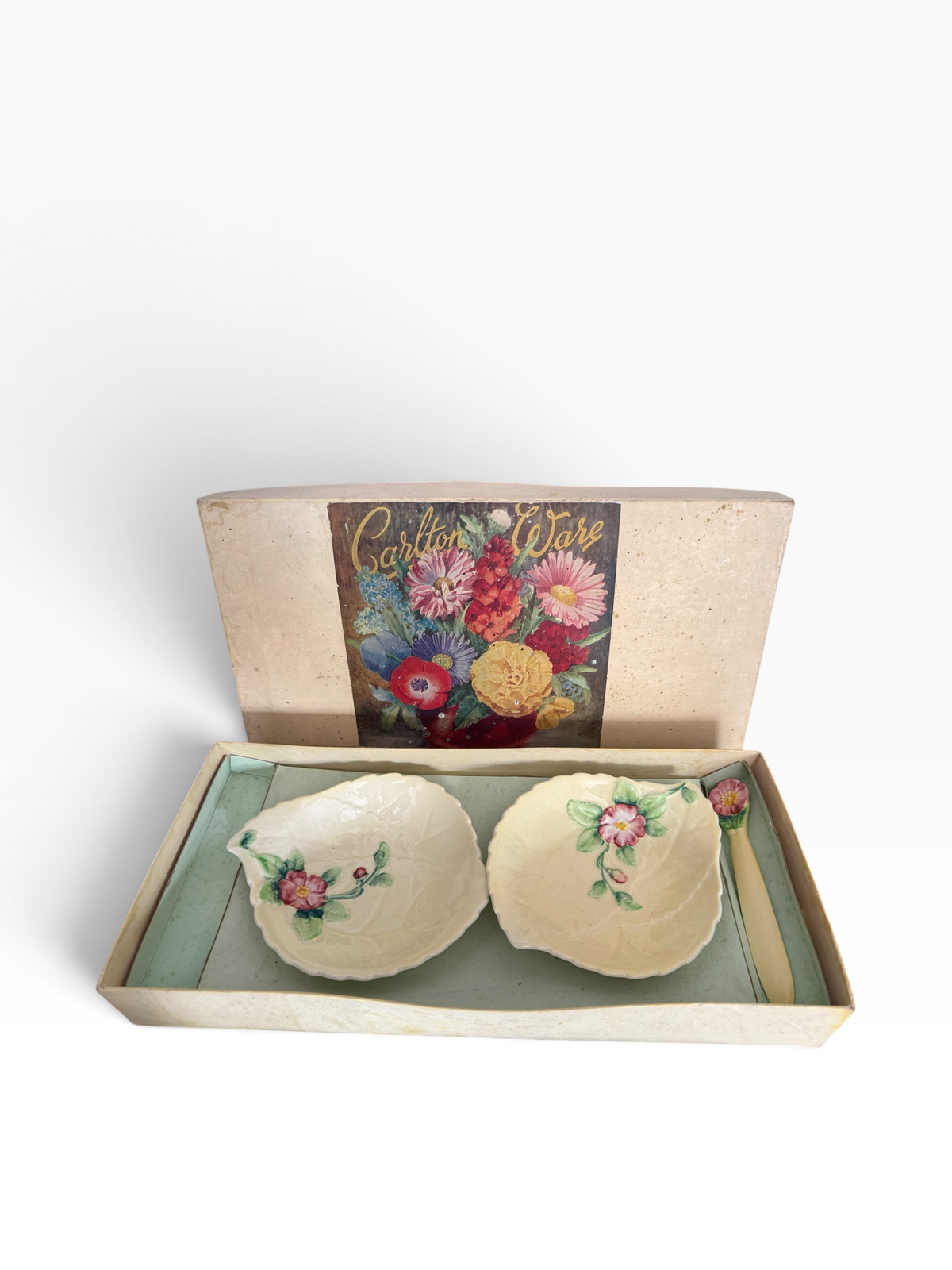 Carltonware. Two Dishes & Spoon