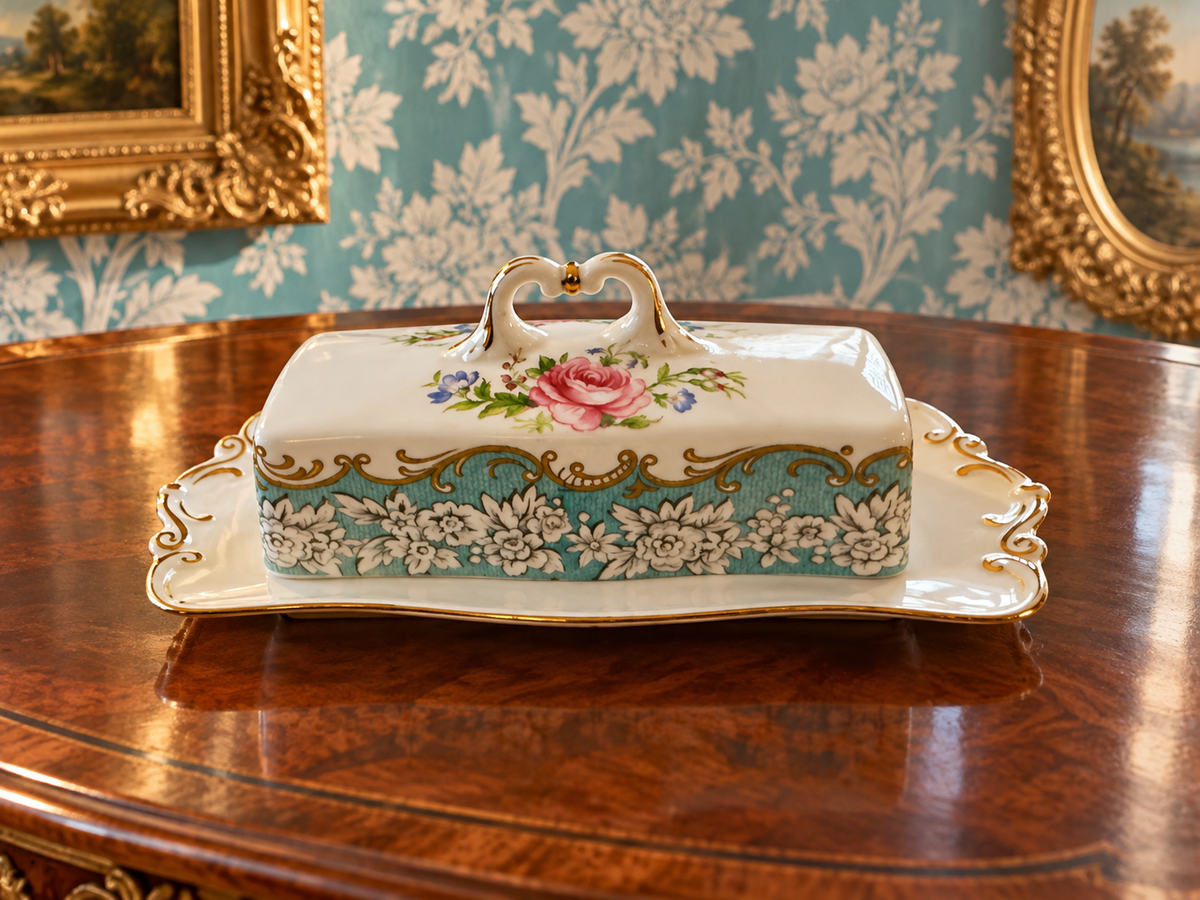 Royal Albert Enchantment Butter Dish