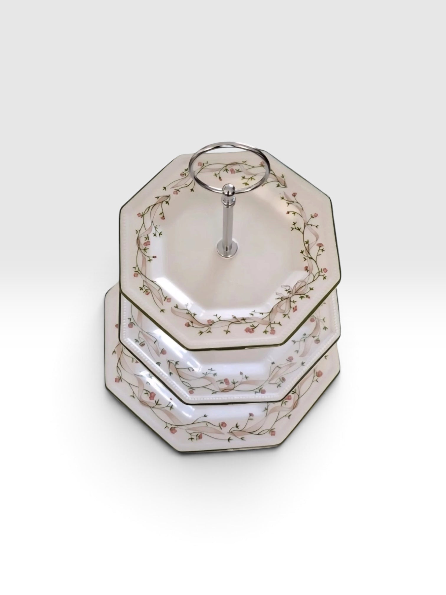 Eternal Beau. Johnson Brothers. 3 tier cake stand