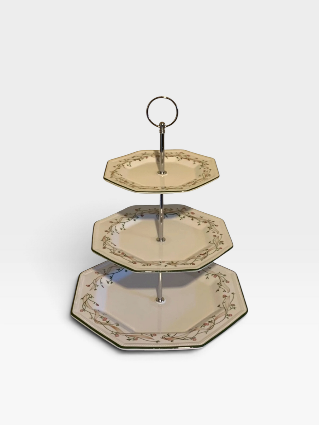 Eternal Beau. Johnson Brothers. 3 tier cake stand