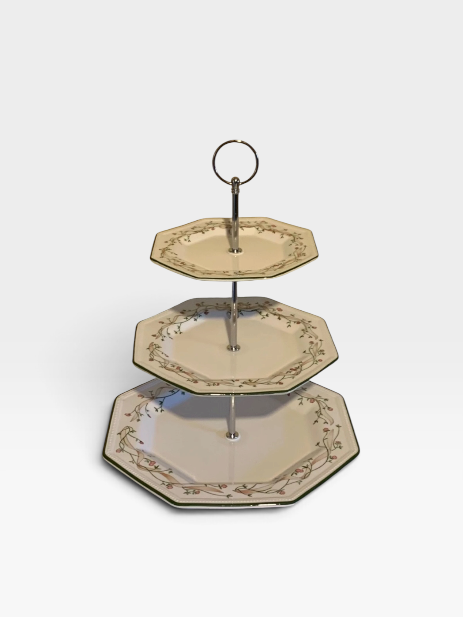 Eternal Beau. Johnson Brothers. 3 tier cake stand