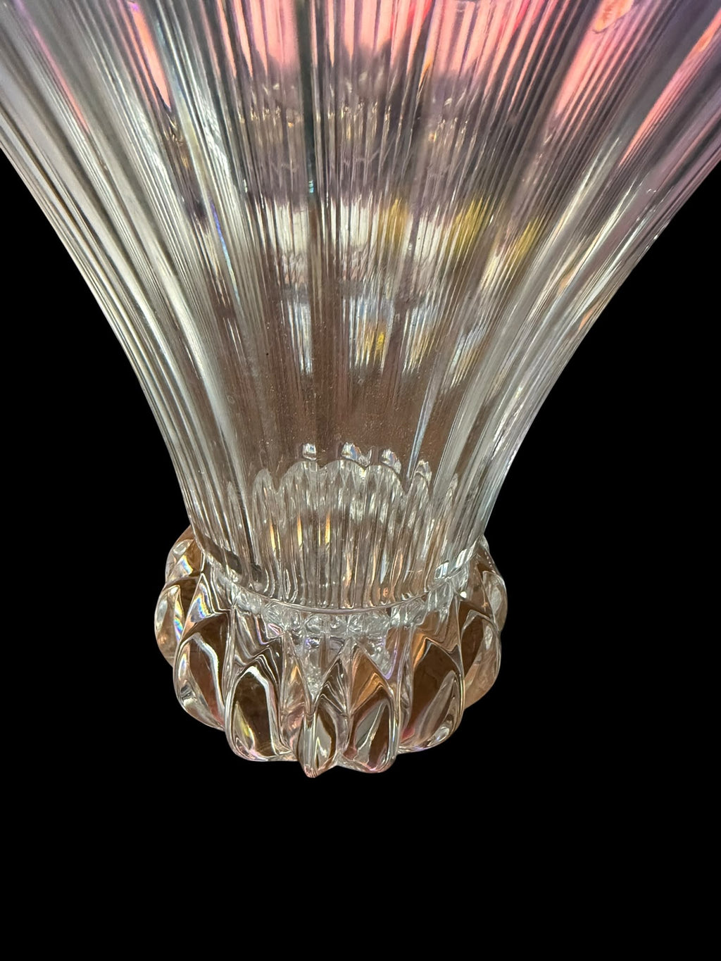 Large Crystal Vase