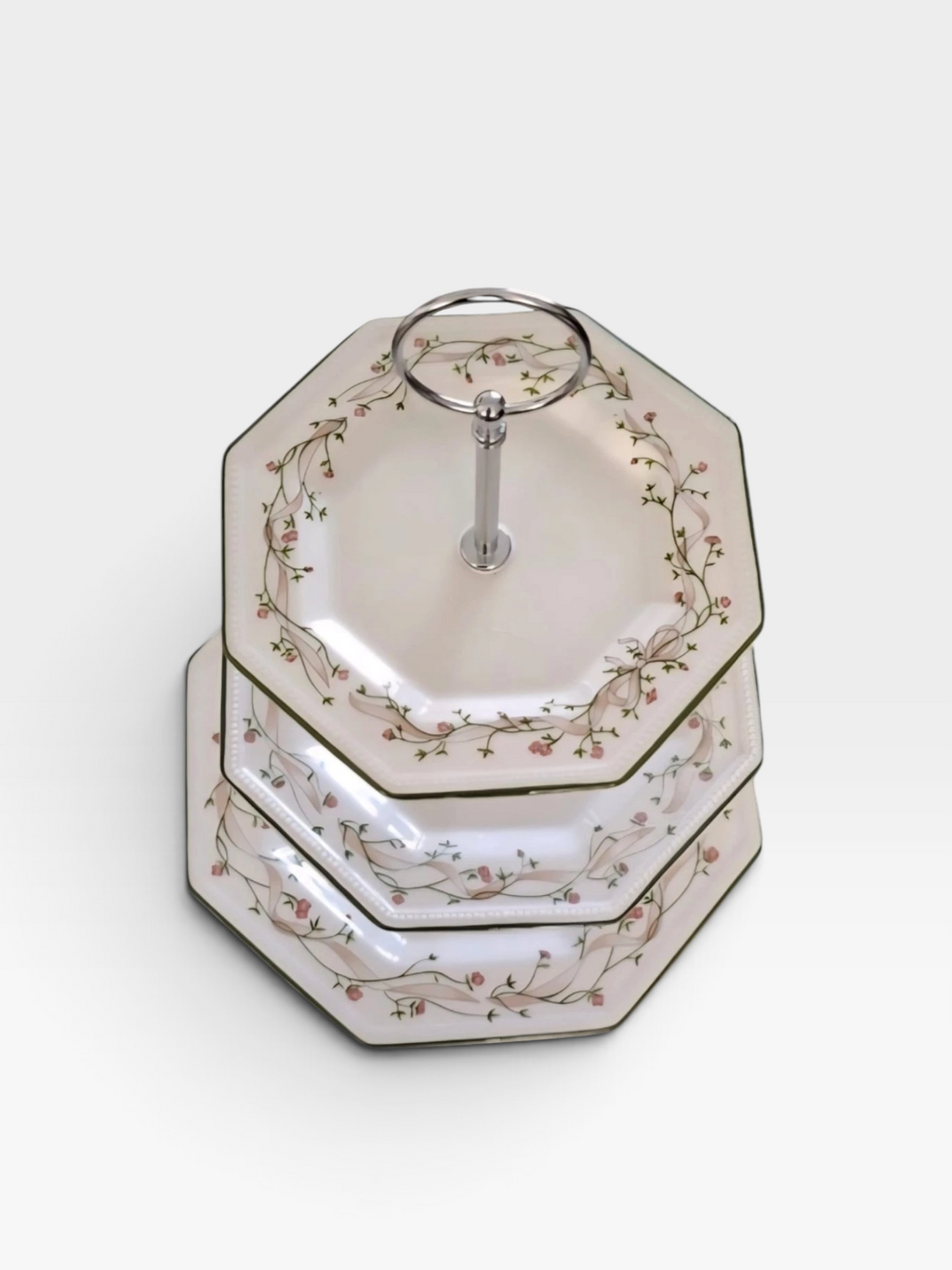 Eternal Beau. Johnson Brothers. 3 tier cake stand