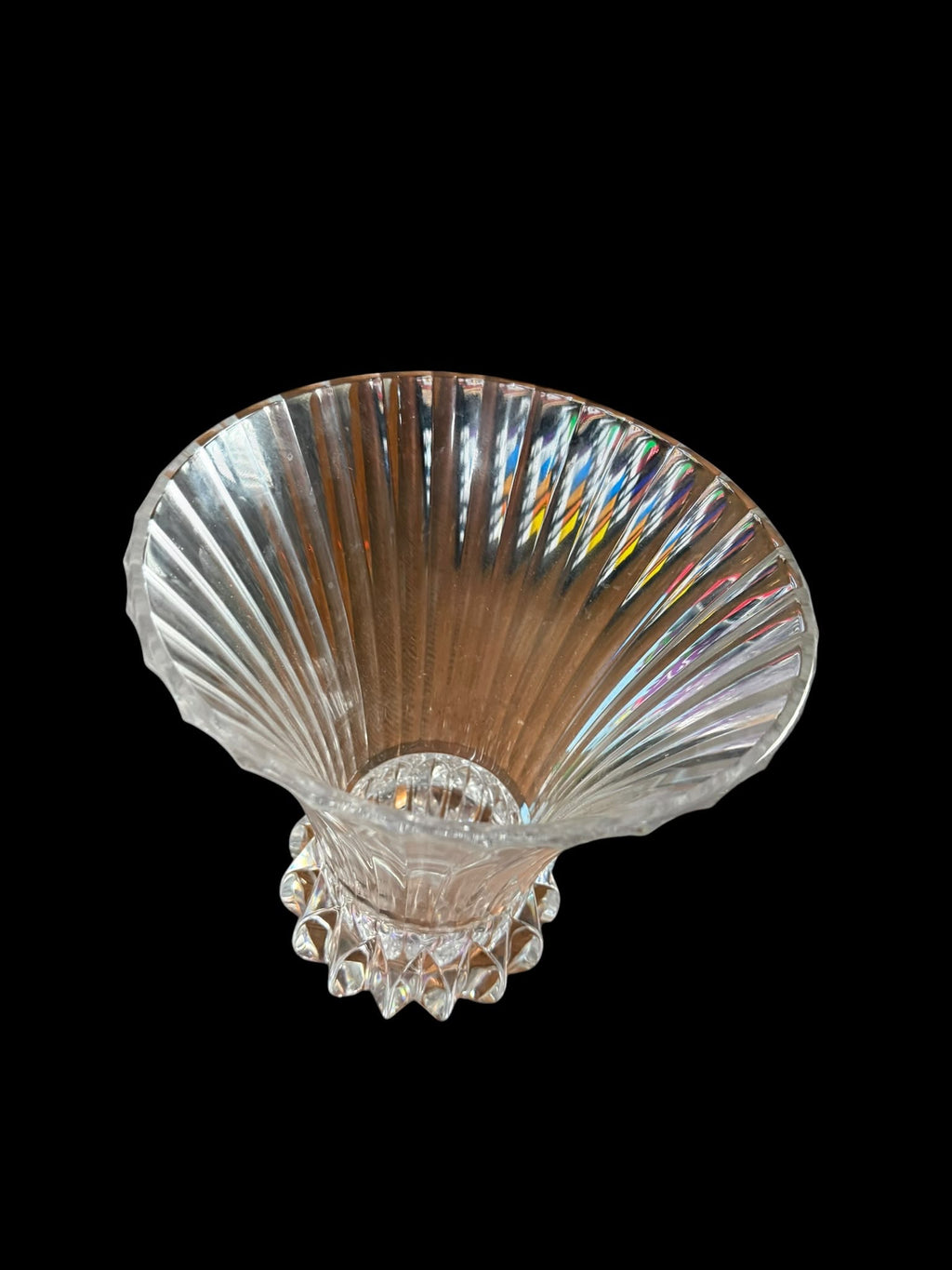 Large Crystal Vase