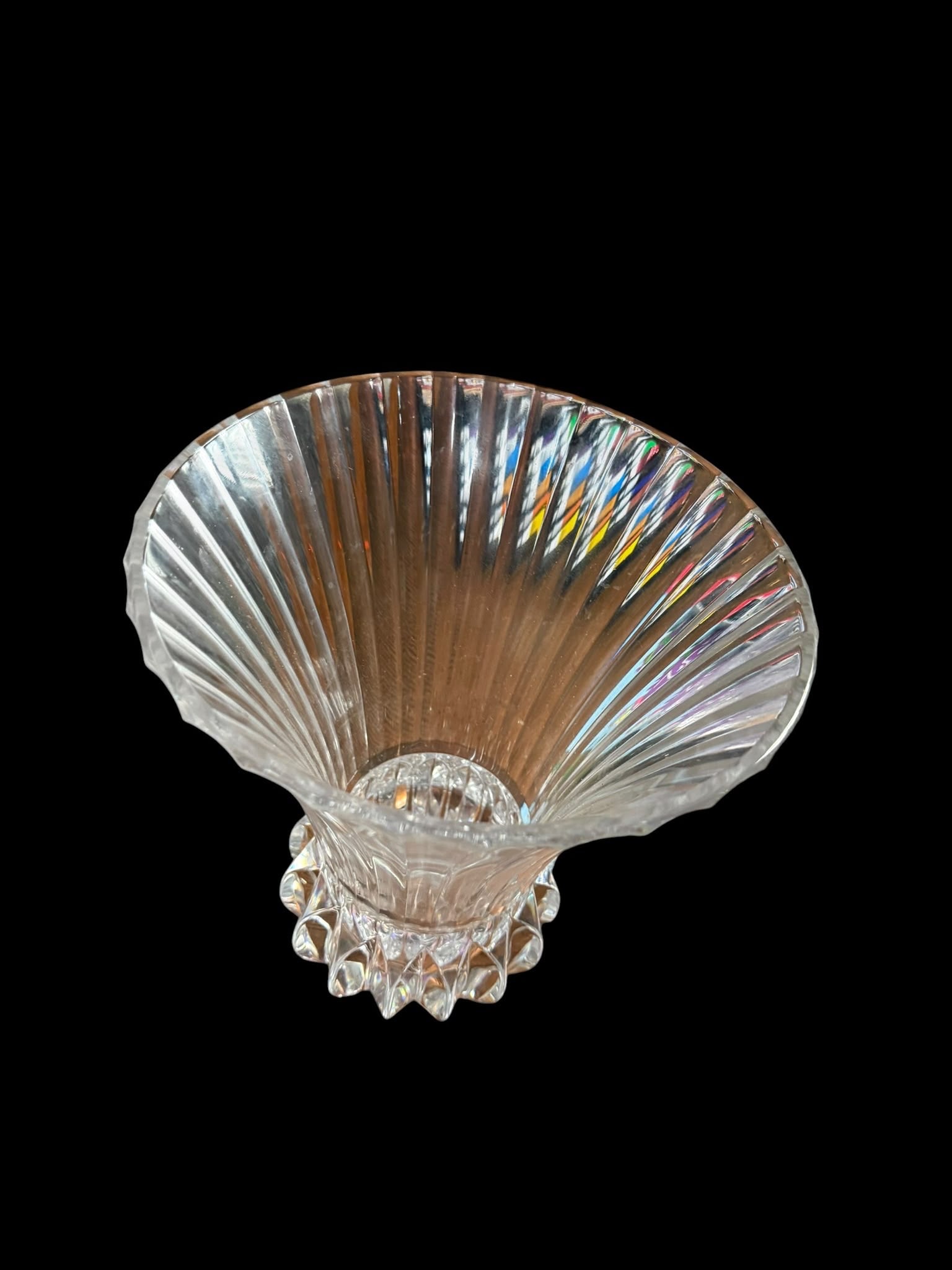 Large Crystal Vase