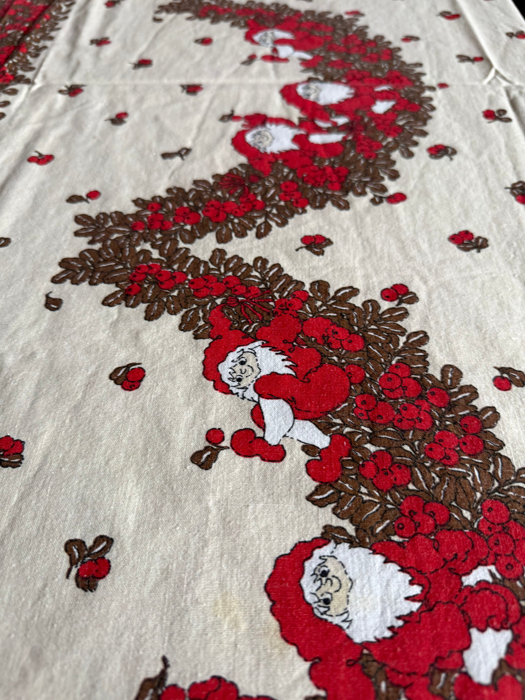 Vintage Tablecloth. Christmas Design