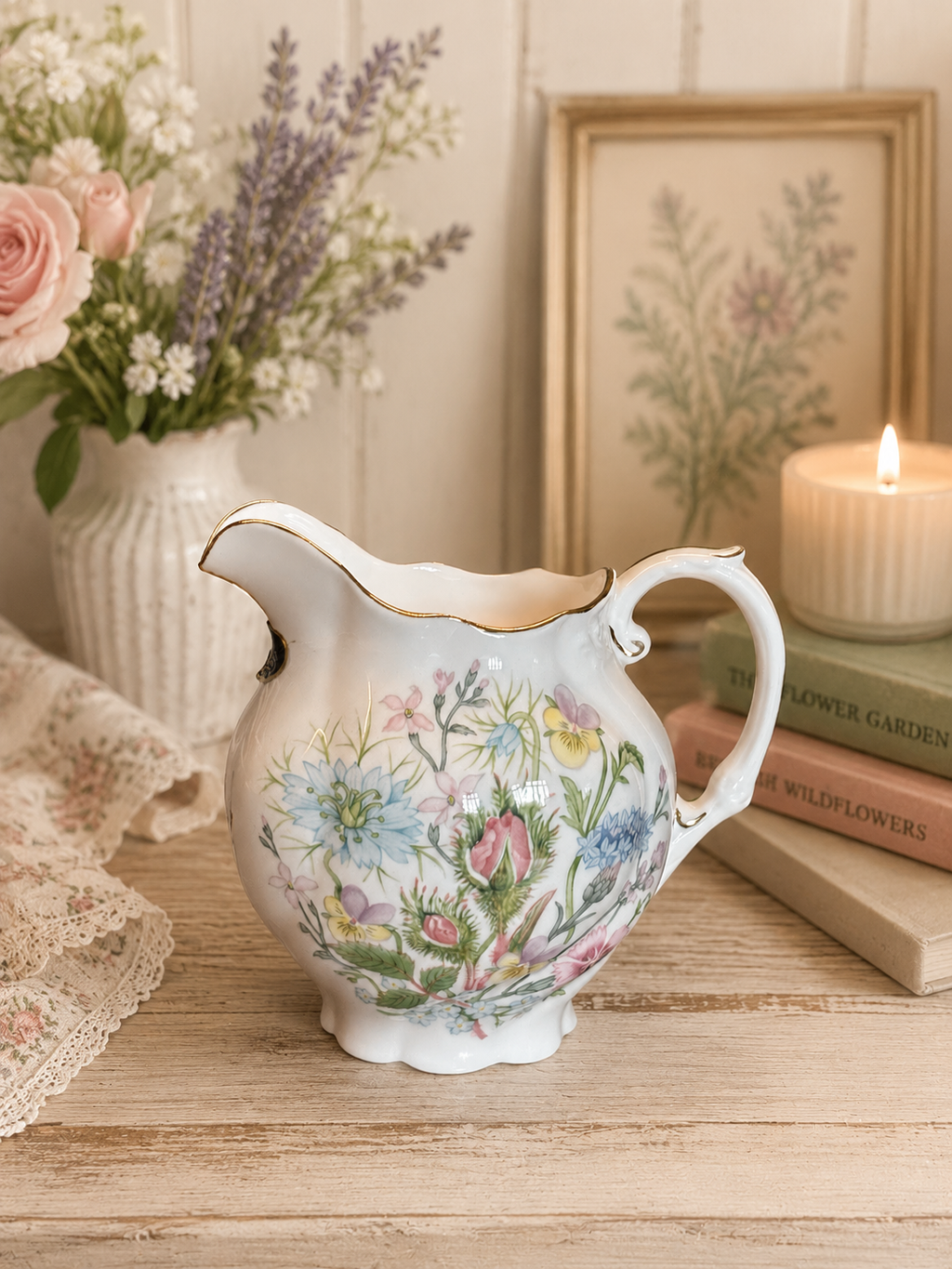 Aynsley “Wild Tudor” Creamer Jug