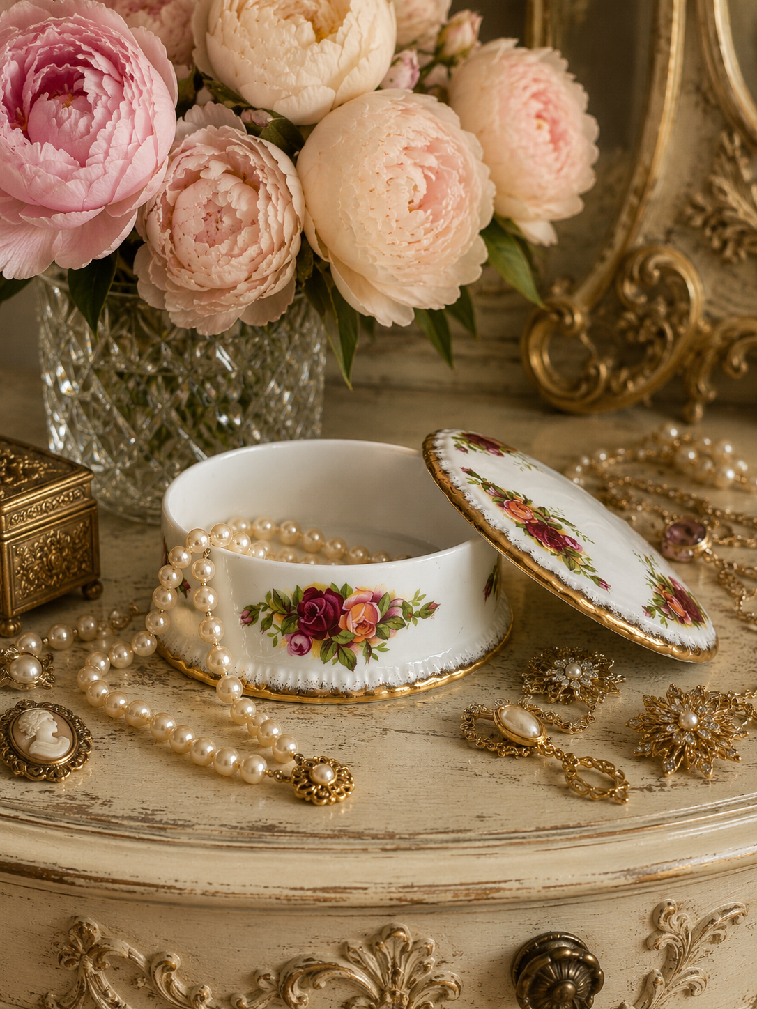 Royal Albert Lidded Trinket Dish